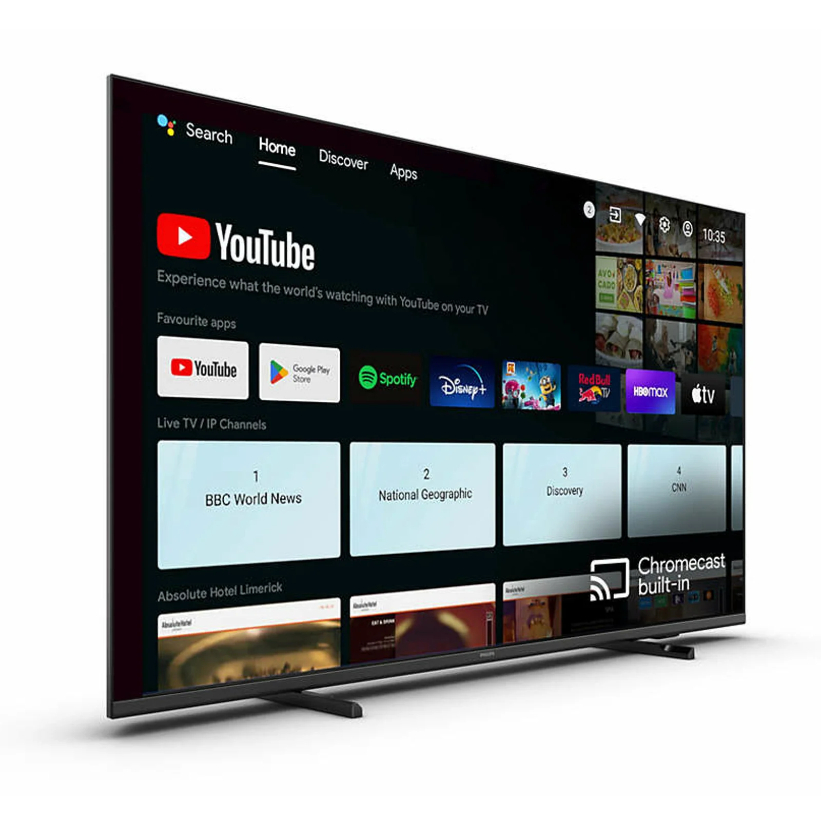 55HFL4518U/12 TV Hospitality 139,7 cm (55") 4K Ultra HD 350 cd/m² Smart TV Noir 20 W