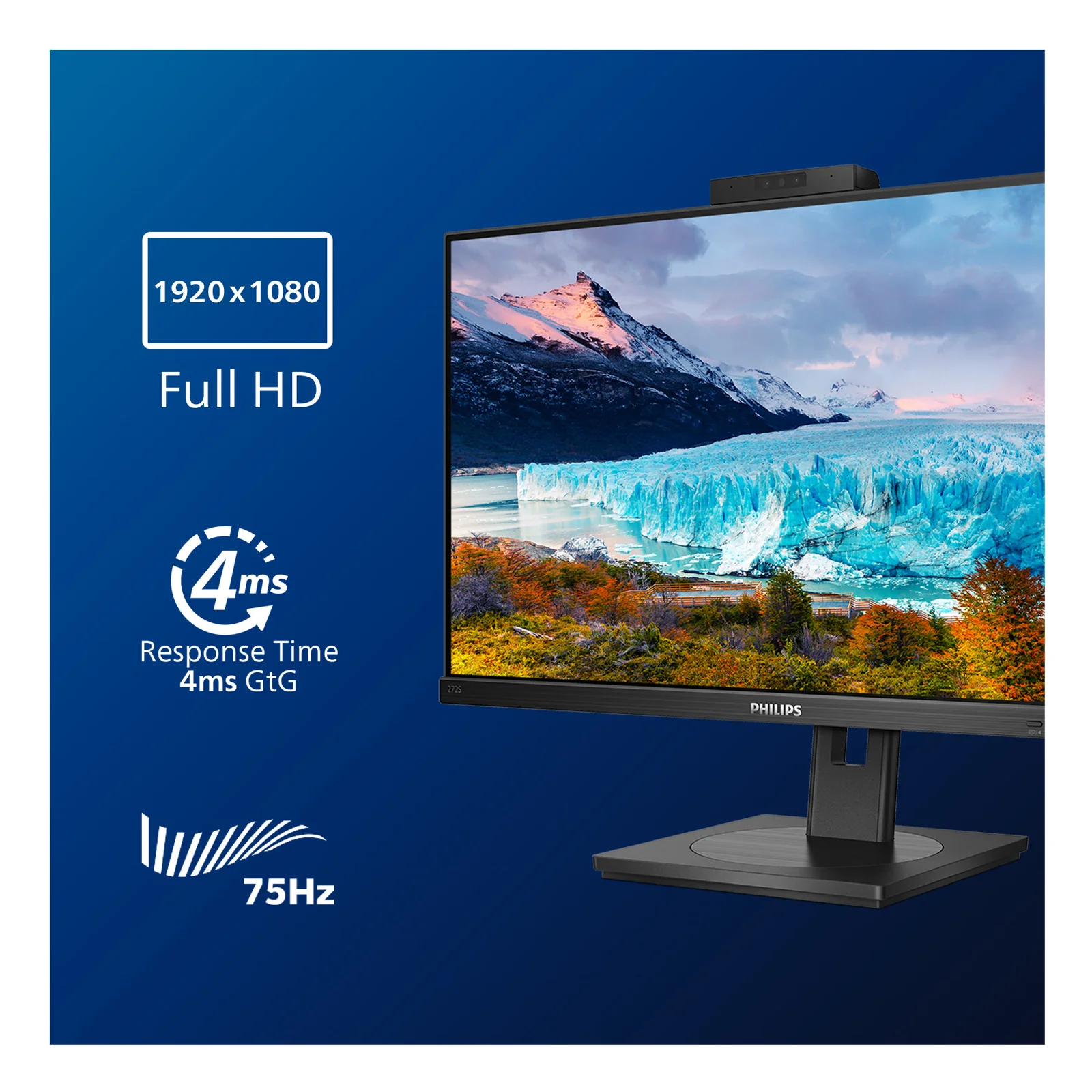 Philips S Line 272S1MH/00 écran plat de PC 68,6 cm (27") 1920 x 1080 pixels Full HD LED Noir