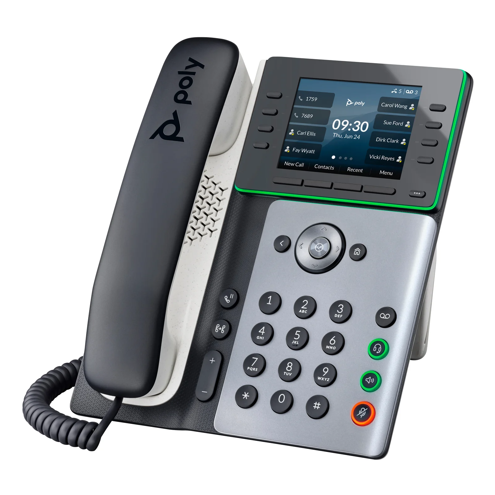 HP Poly Téléphone IP Poly Edge E320 compatible PoE