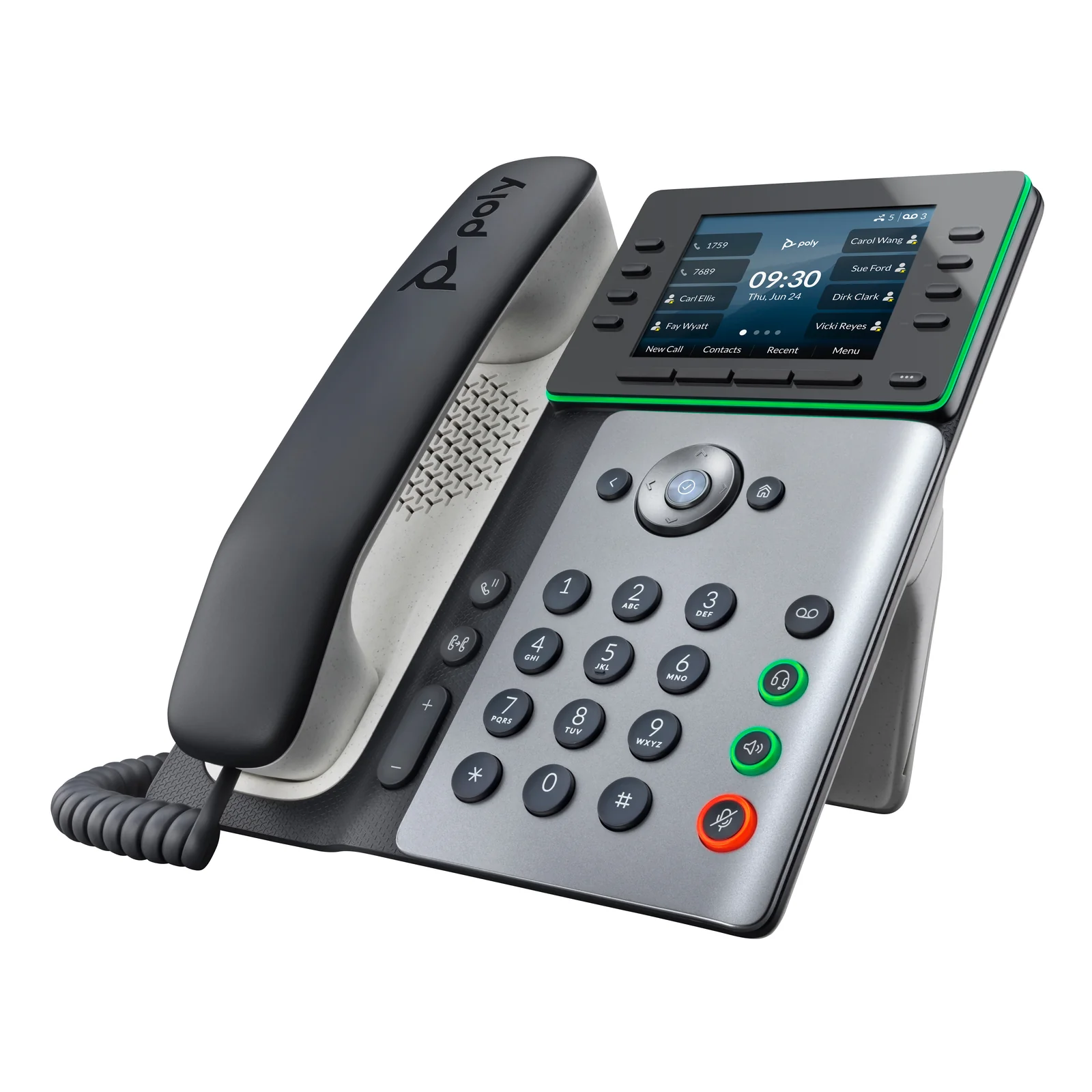 HP Poly Téléphone IP Poly Edge E320 compatible PoE