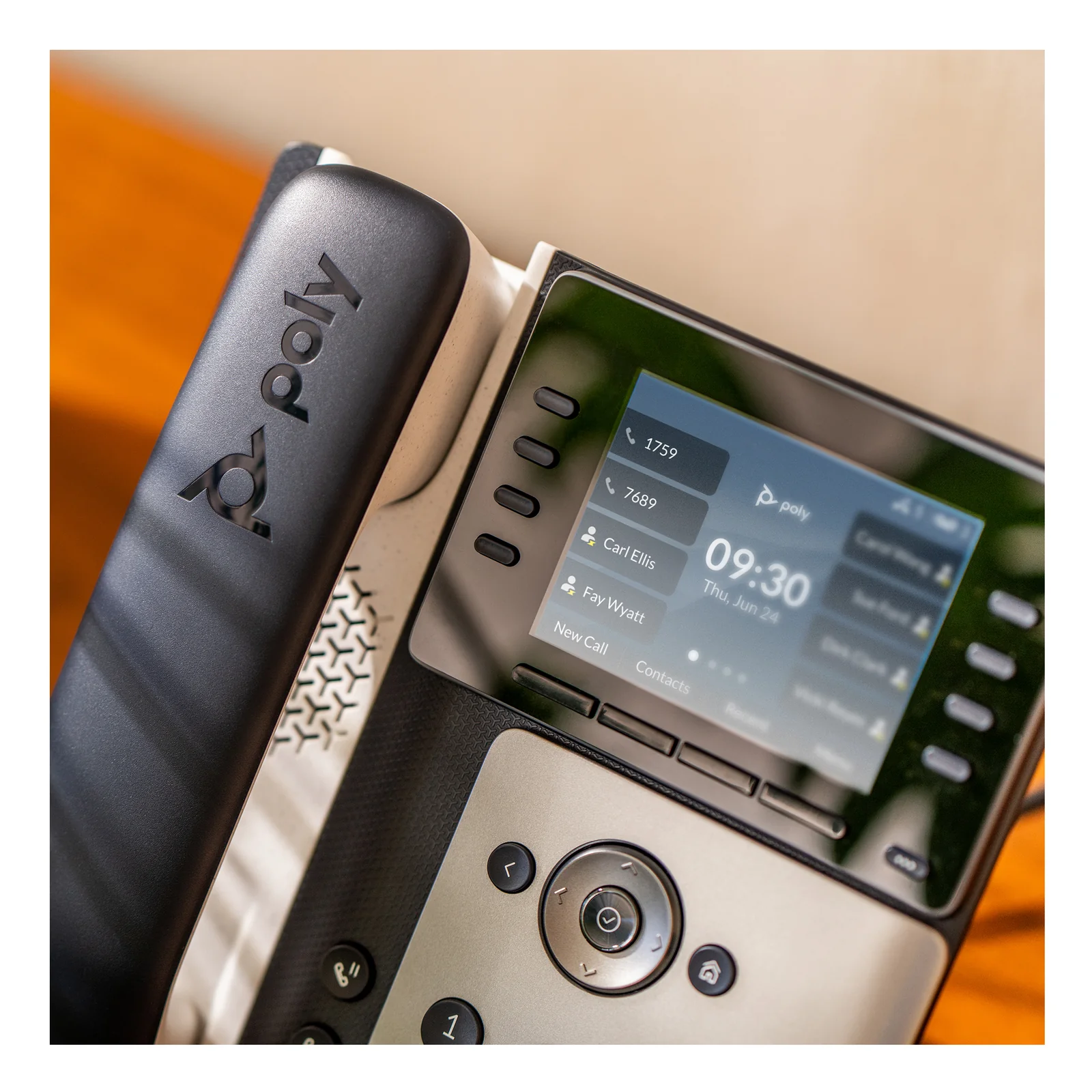 HP Poly Téléphone IP Poly Edge E350 compatible PoE