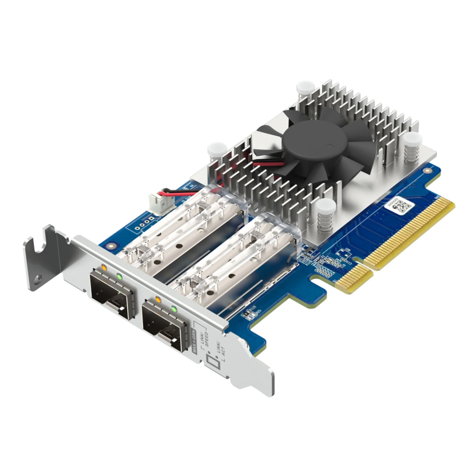QNAP Carte d'extension réseau double port SFP+ 10 GbE