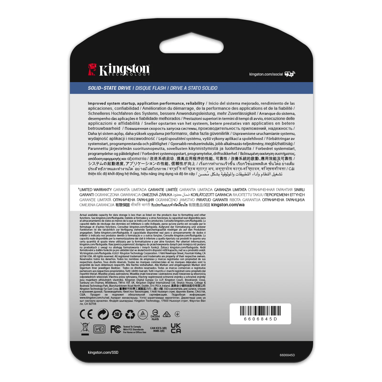 Kingston Technology SSD SATA Enterprise DC600M (usage mixte) 2,5” de 3 480 Go