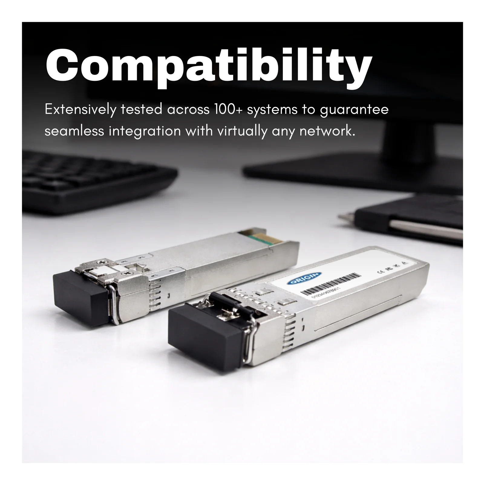 Origin Storage TRX-25GSFP28-SR module émetteur-récepteur de réseau Fibre optique 25000 Mbit/s SFP28 850 nm
