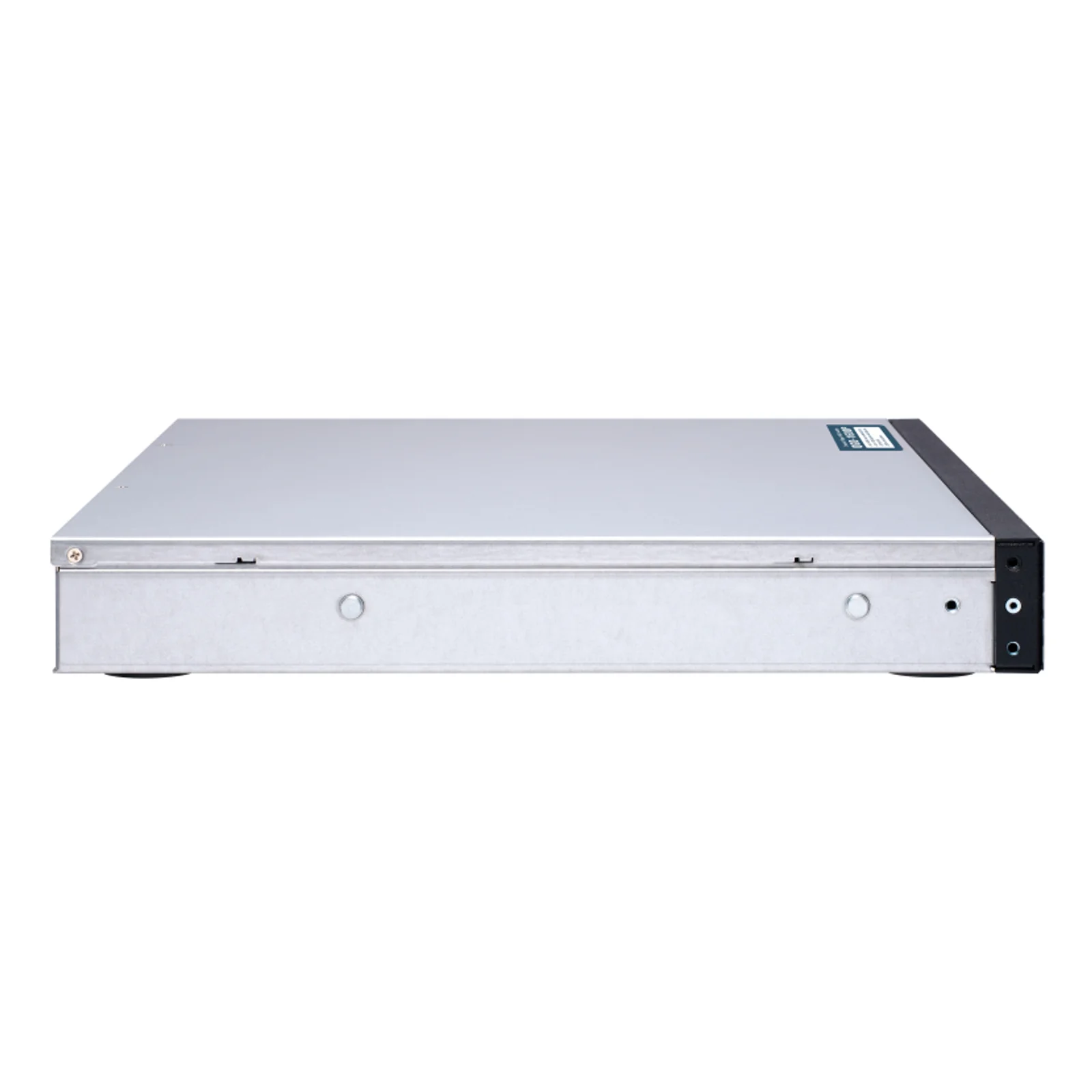 QNAP QGD-1600P Géré Gigabit Ethernet (10/100/1000) Connexion Ethernet, supportant l'alimentation via ce port (PoE) 1U Noir, Gris