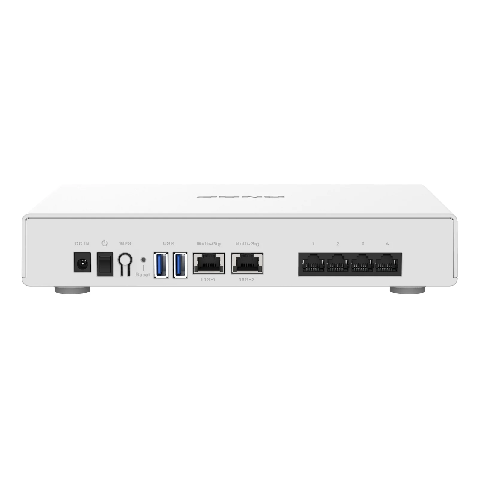 QNAP QHora-301W routeur sans fil 10 Gigabit Ethernet Bi-bande (2,4 GHz / 5 GHz) Blanc