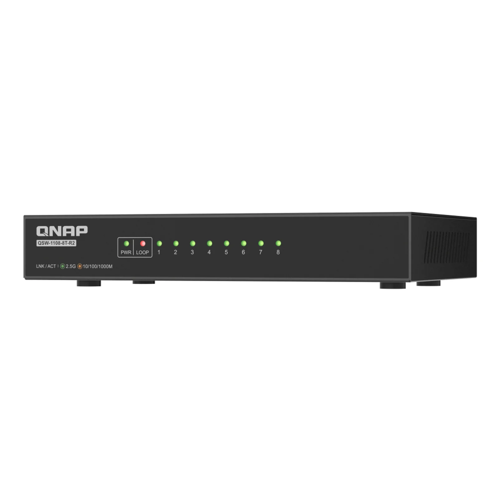 QSW-1108-8T-R2 commutateur réseau Non-géré 2.5G Ethernet (100/1000/2500) Bureau Noir