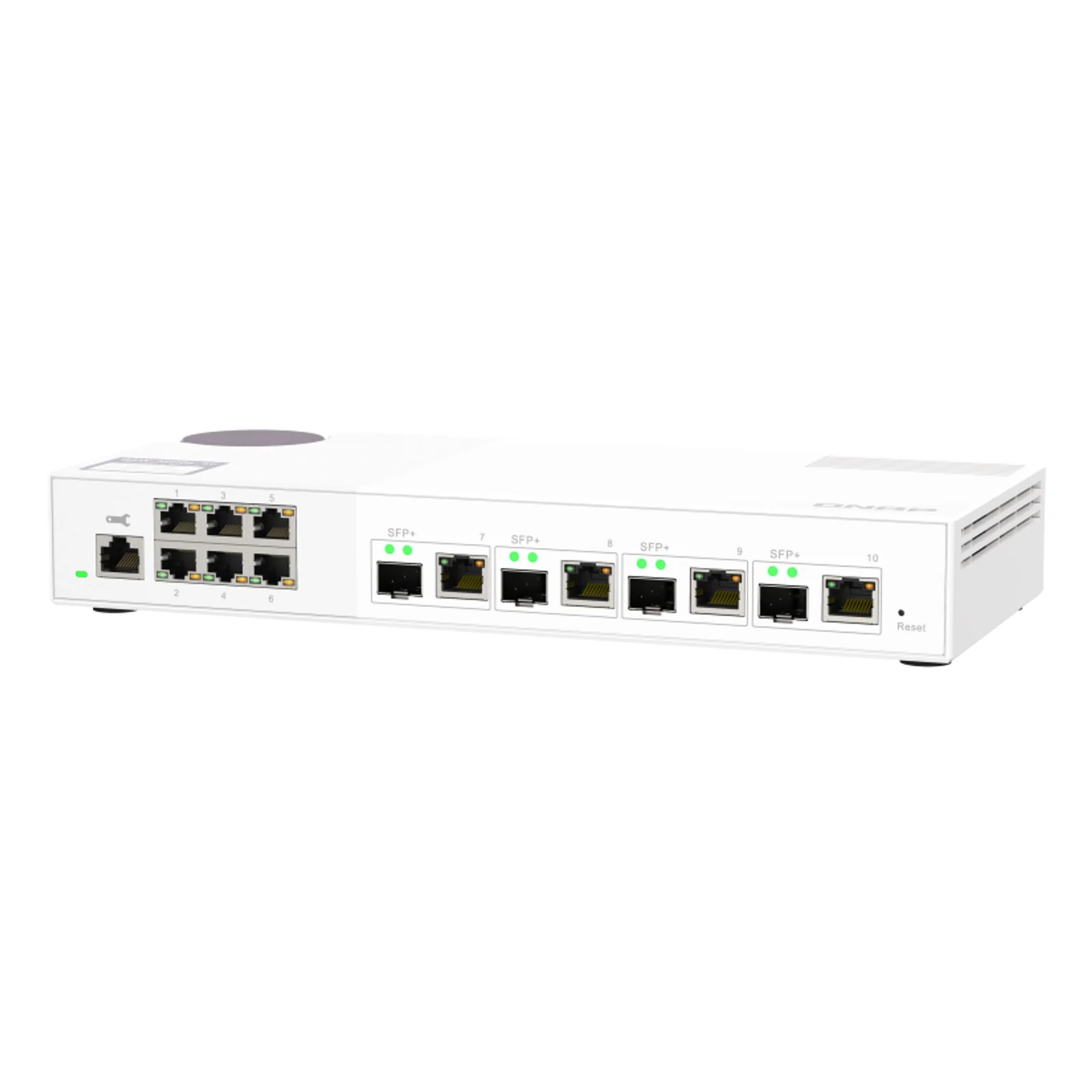 QNAP QSW-M2106-4C commutateur réseau Géré L2 2.5G Ethernet (100/1000/2500) Blanc