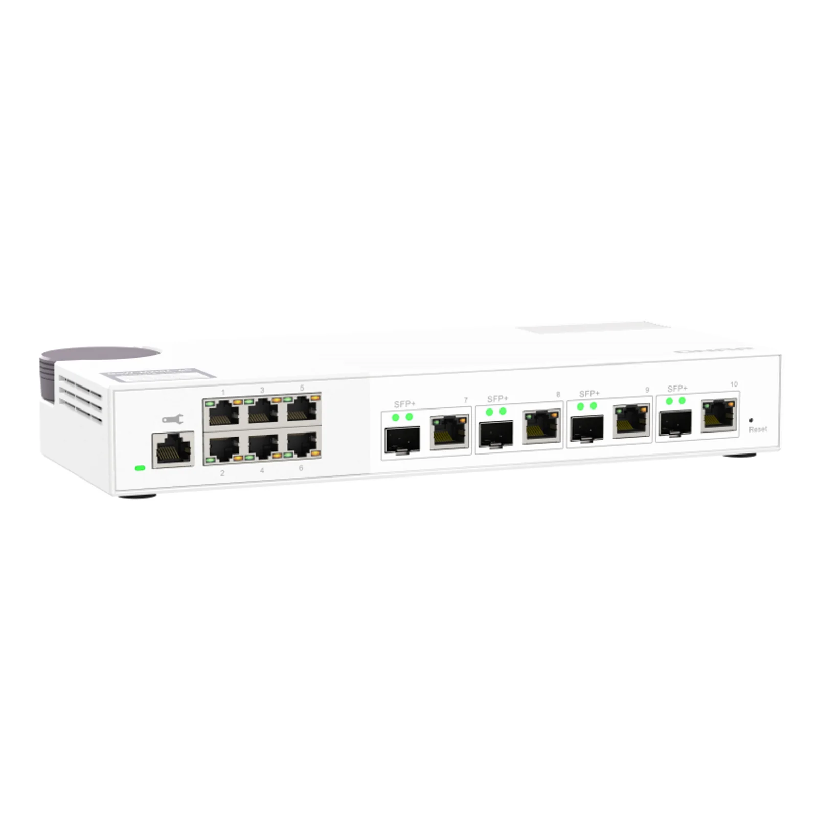 QNAP QSW-M2106-4C commutateur réseau Géré L2 2.5G Ethernet (100/1000/2500) Blanc