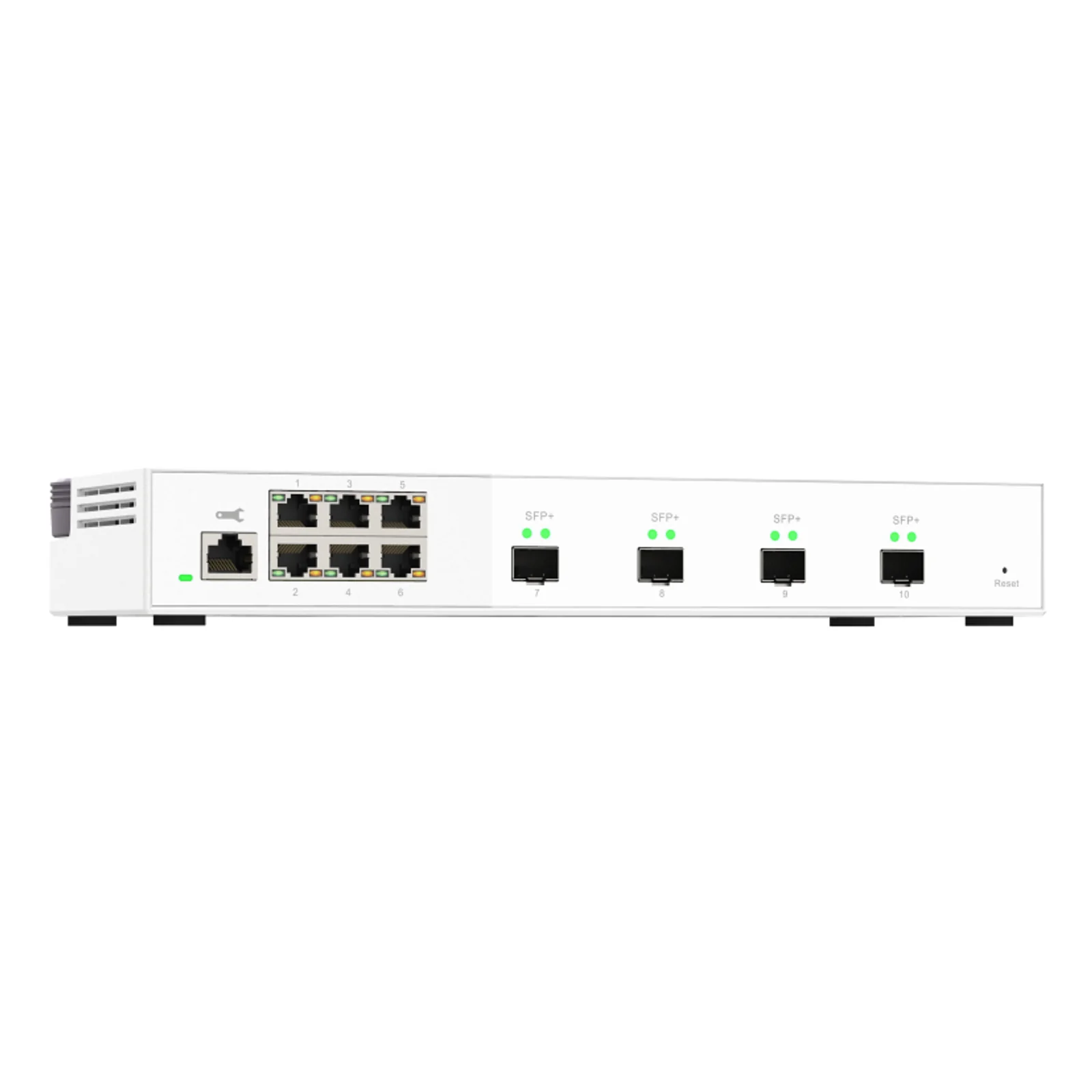 QSW-M2106-4S commutateur réseau Géré L2 2.5G Ethernet (100/1000/2500) Blanc
