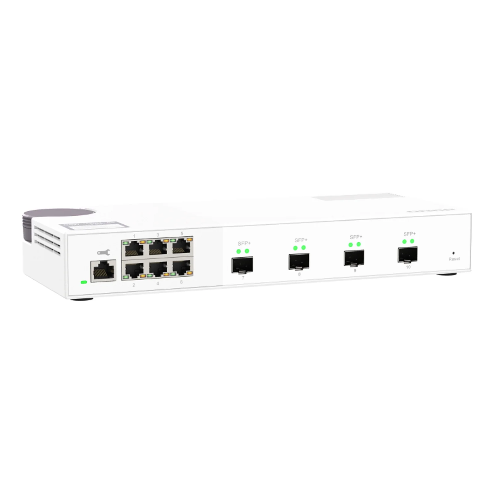 QNAP QSW-M2106-4S commutateur réseau Géré L2 2.5G Ethernet (100/1000/2500) Blanc