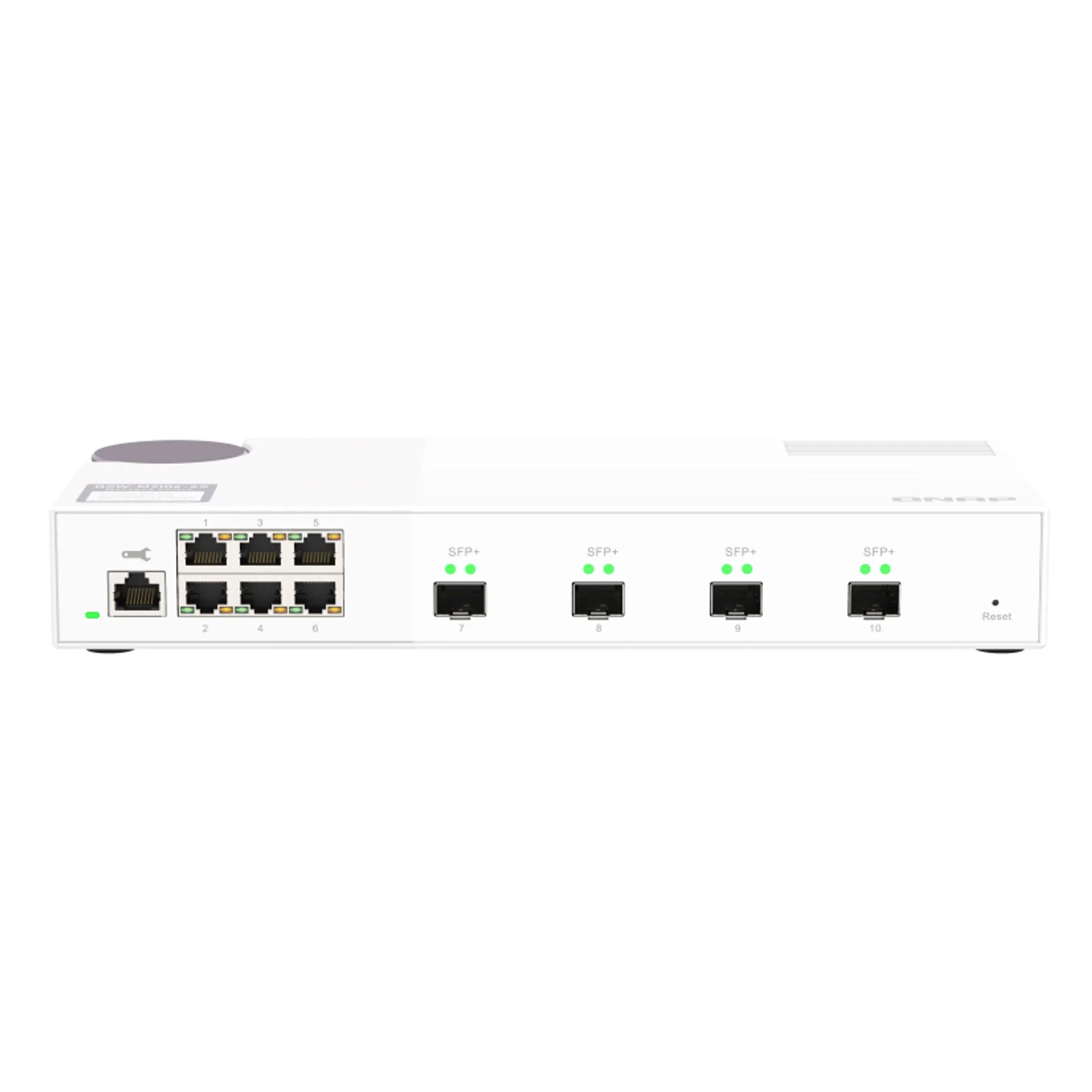 QNAP QSW-M2106-4S commutateur réseau Géré L2 2.5G Ethernet (100/1000/2500) Blanc