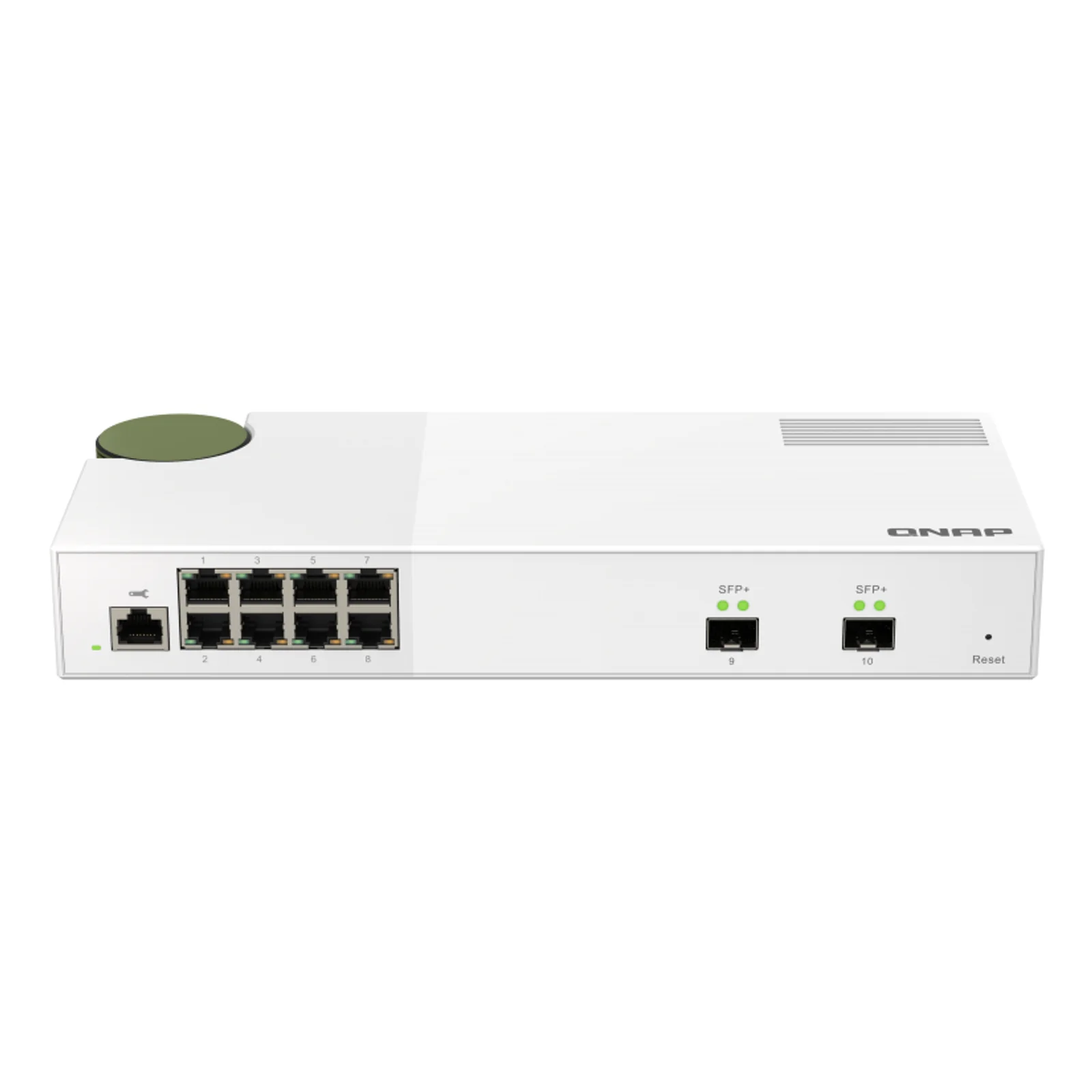 QNAP QSW-M2108-2S commutateur réseau Géré L2 2.5G Ethernet (100/1000/2500) Gris