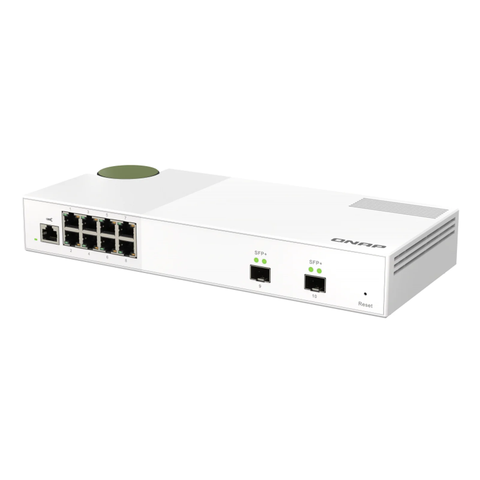 QNAP QSW-M2108-2S commutateur réseau Géré L2 2.5G Ethernet (100/1000/2500) Gris