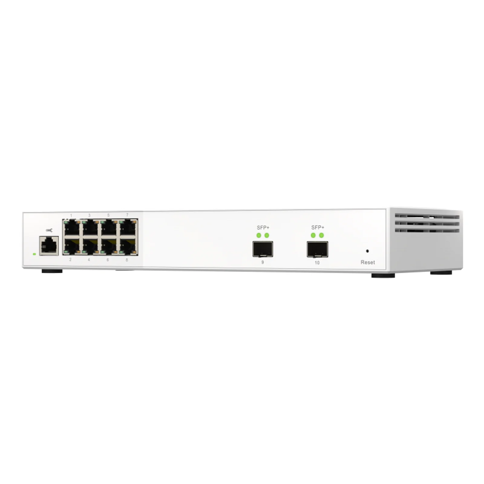 QNAP QSW-M2108-2S commutateur réseau Géré L2 2.5G Ethernet (100/1000/2500) Gris