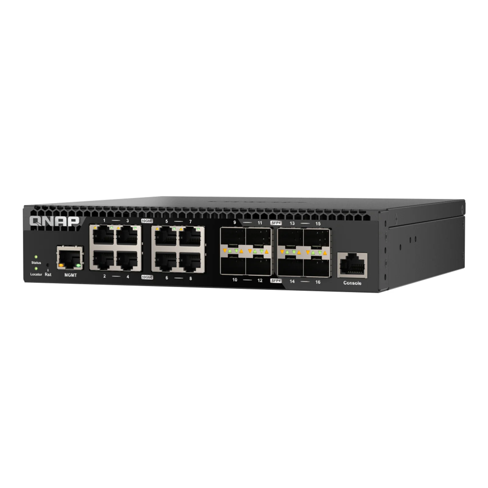 QNAP QSW-M3216R-8S8T commutateur réseau Géré L2/L3 10G Ethernet (100/1000/10000) 1U Noir