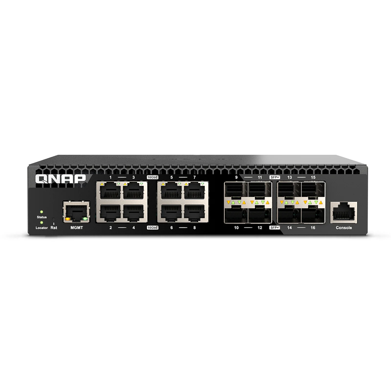 QSW-M3216R-8S8T commutateur réseau Géré L2/L3 10G Ethernet (100/1000/10000) 1U Noir