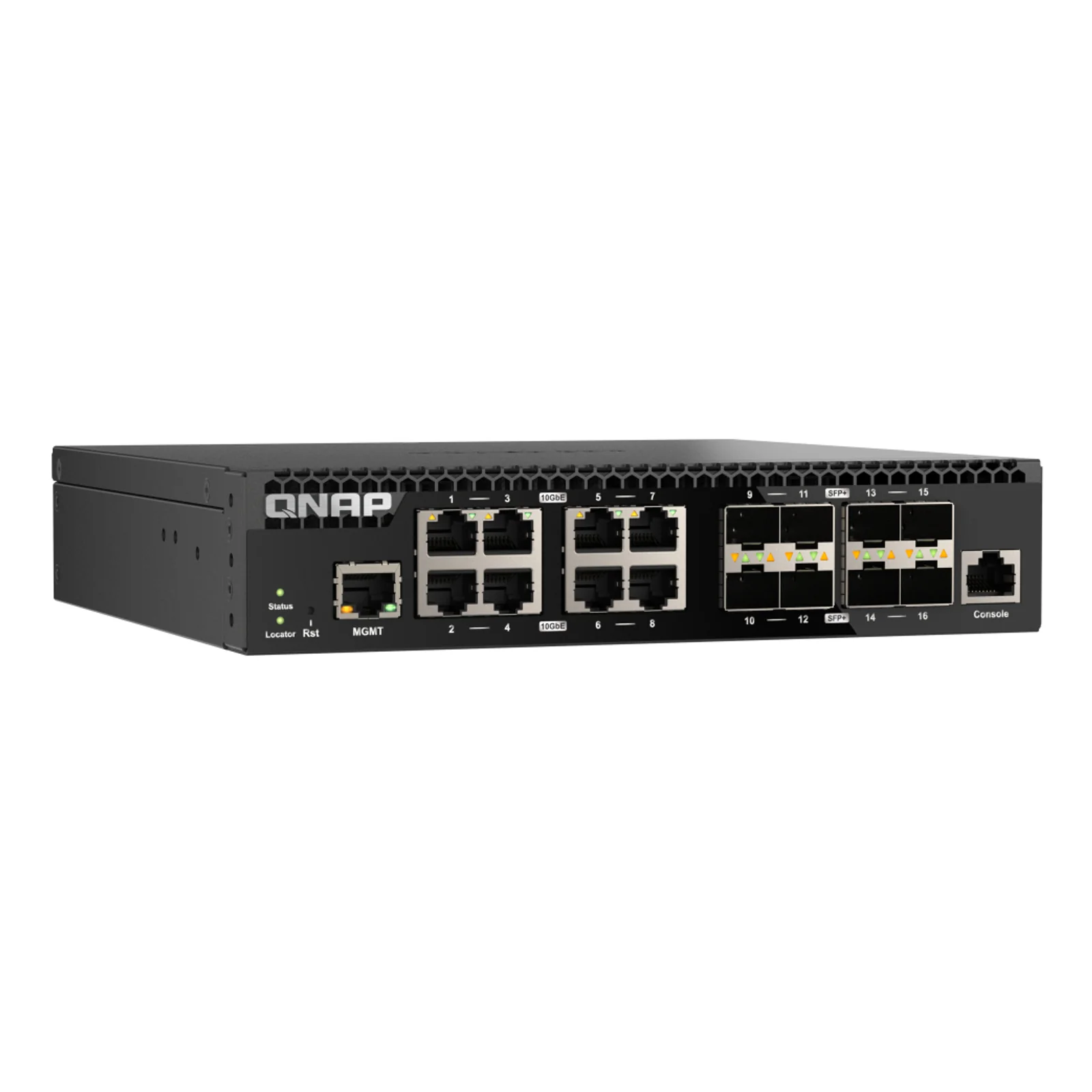 QNAP QSW-M3216R-8S8T commutateur réseau Géré L2/L3 10G Ethernet (100/1000/10000) 1U Noir
