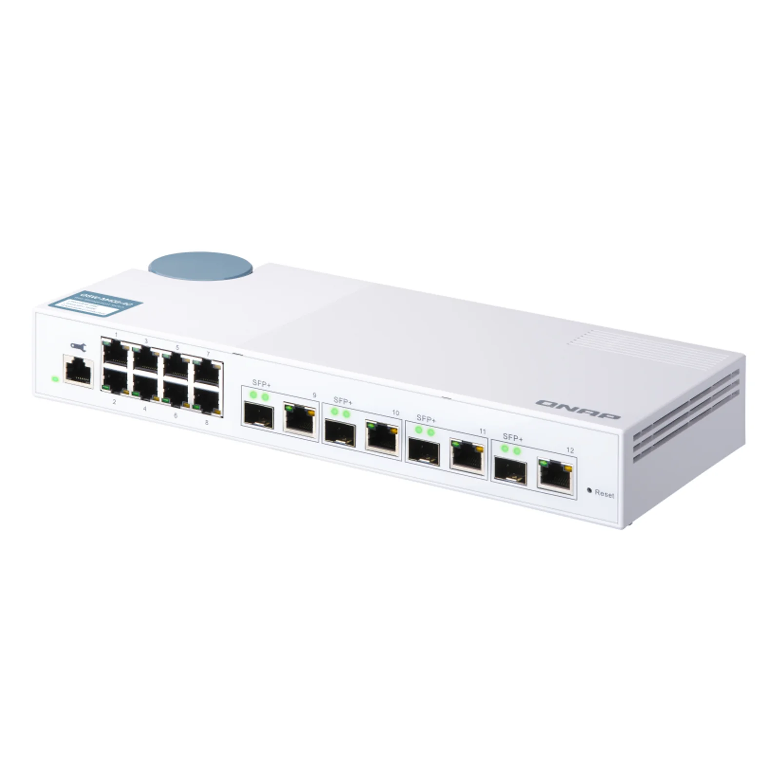 QNAP QSW-M408-4C commutateur réseau Géré L2 Gigabit Ethernet (10/100/1000) Blanc