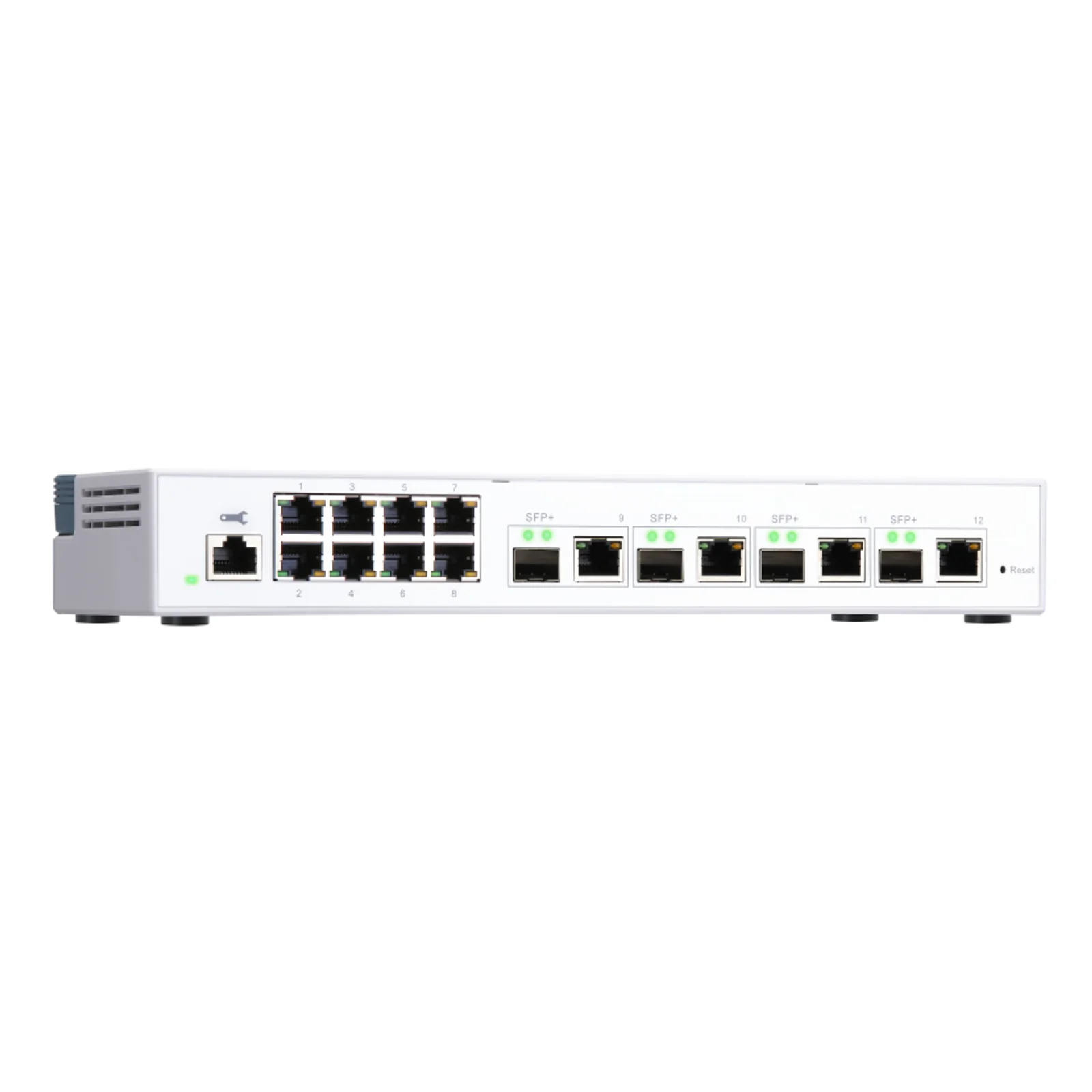 QNAP QSW-M408-4C commutateur réseau Géré L2 Gigabit Ethernet (10/100/1000) Blanc