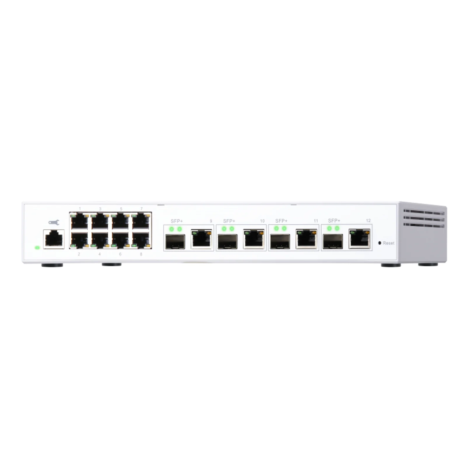QNAP QSW-M408-4C commutateur réseau Géré L2 Gigabit Ethernet (10/100/1000) Blanc