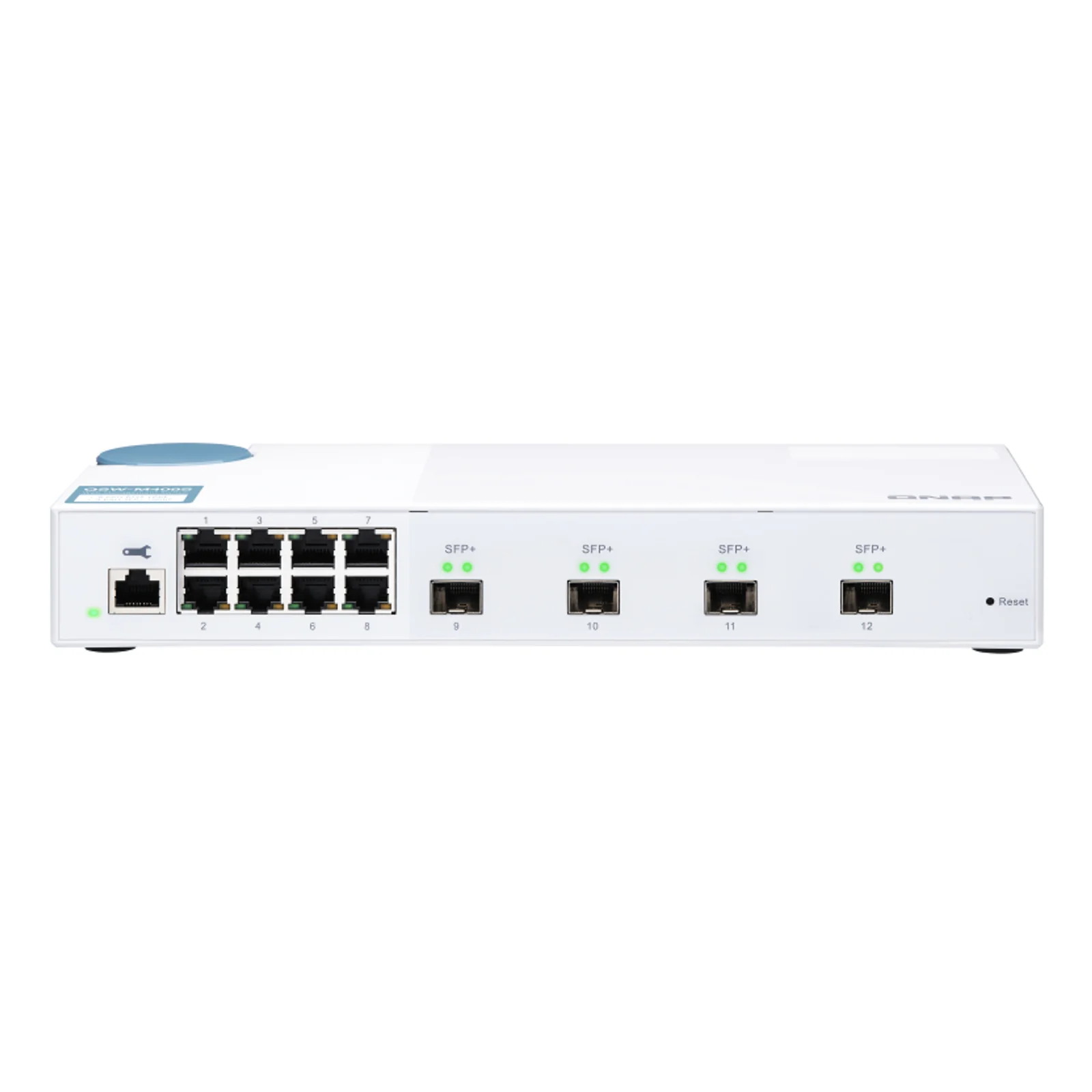 QSW-M408S commutateur réseau Géré L2 Gigabit Ethernet (10/100/1000) Blanc