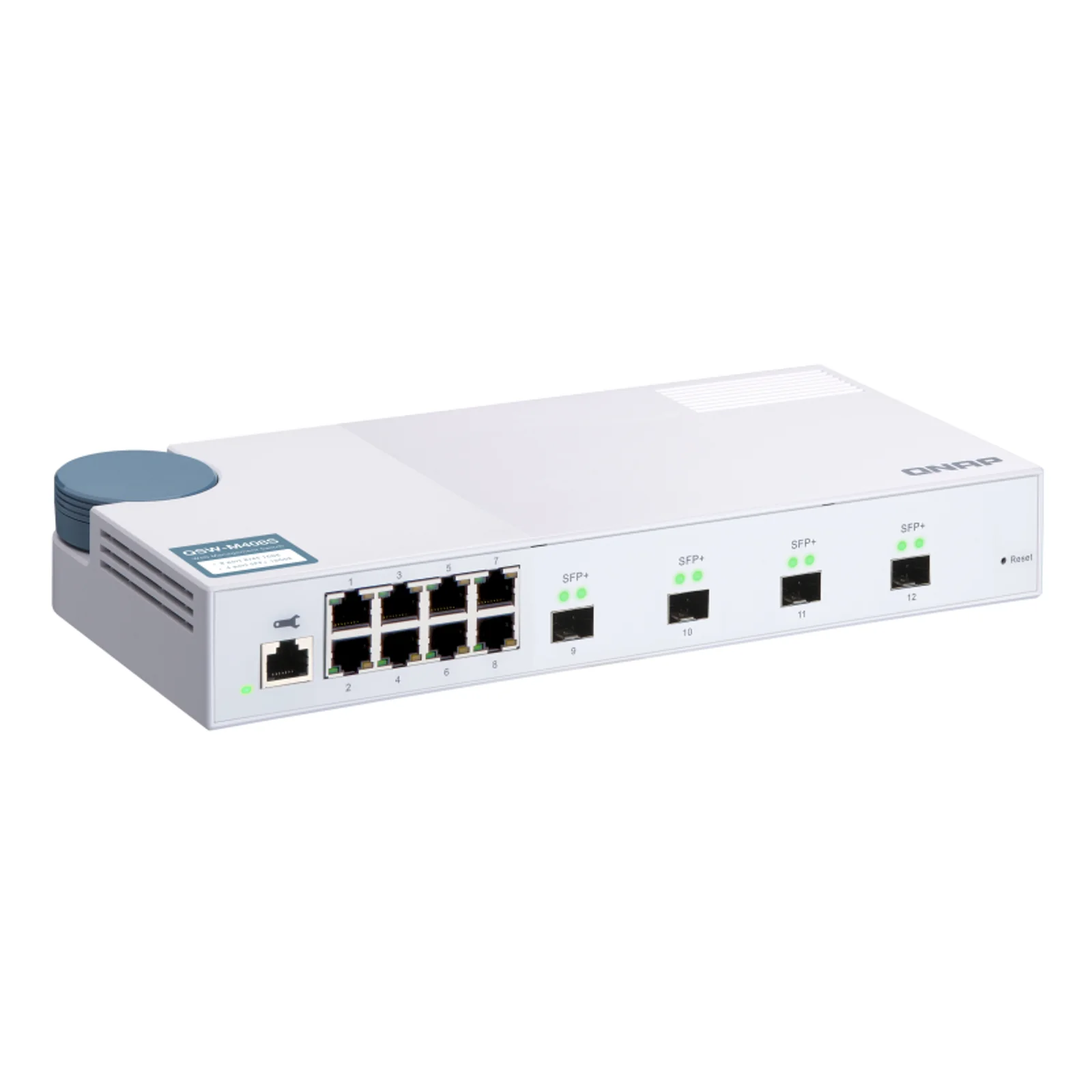 QNAP QSW-M408S commutateur réseau Géré L2 Gigabit Ethernet (10/100/1000) Blanc