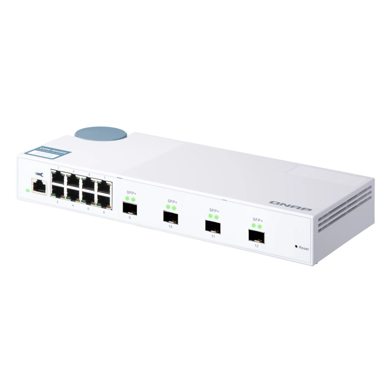 QNAP QSW-M408S commutateur réseau Géré L2 Gigabit Ethernet (10/100/1000) Blanc