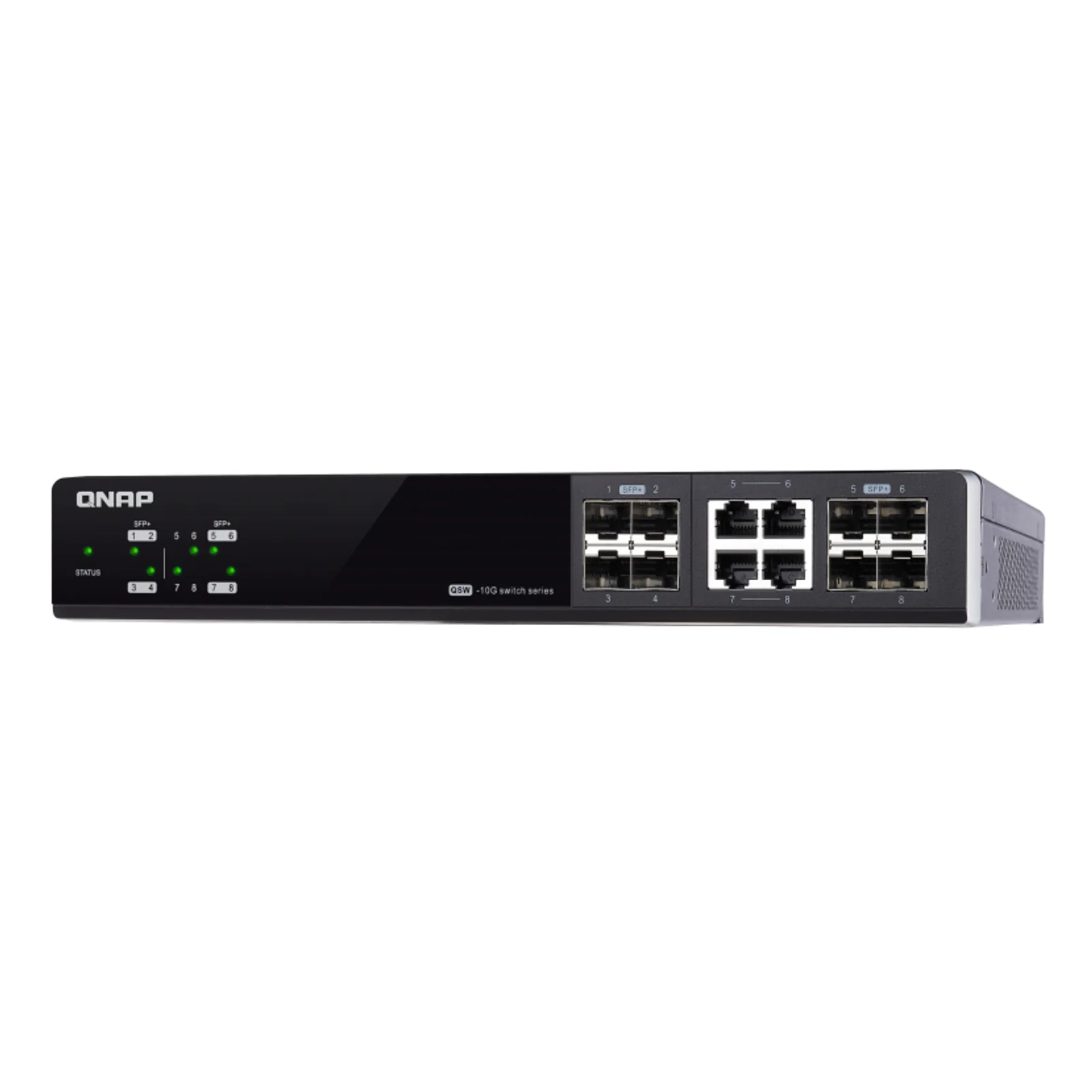QNAP QSW-M804-4C commutateur réseau Géré 10G Ethernet (100/1000/10000) Noir