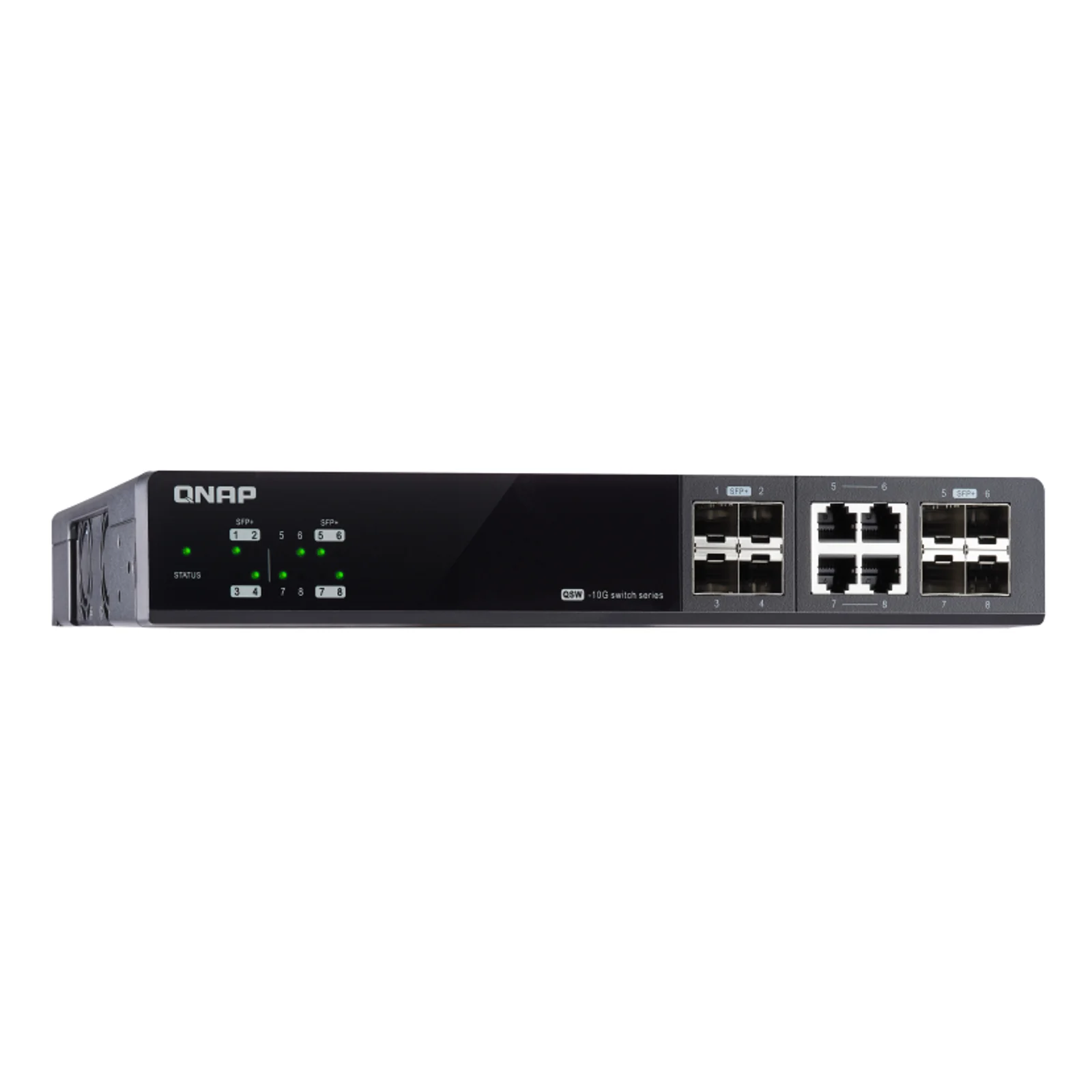QNAP QSW-M804-4C commutateur réseau Géré 10G Ethernet (100/1000/10000) Noir