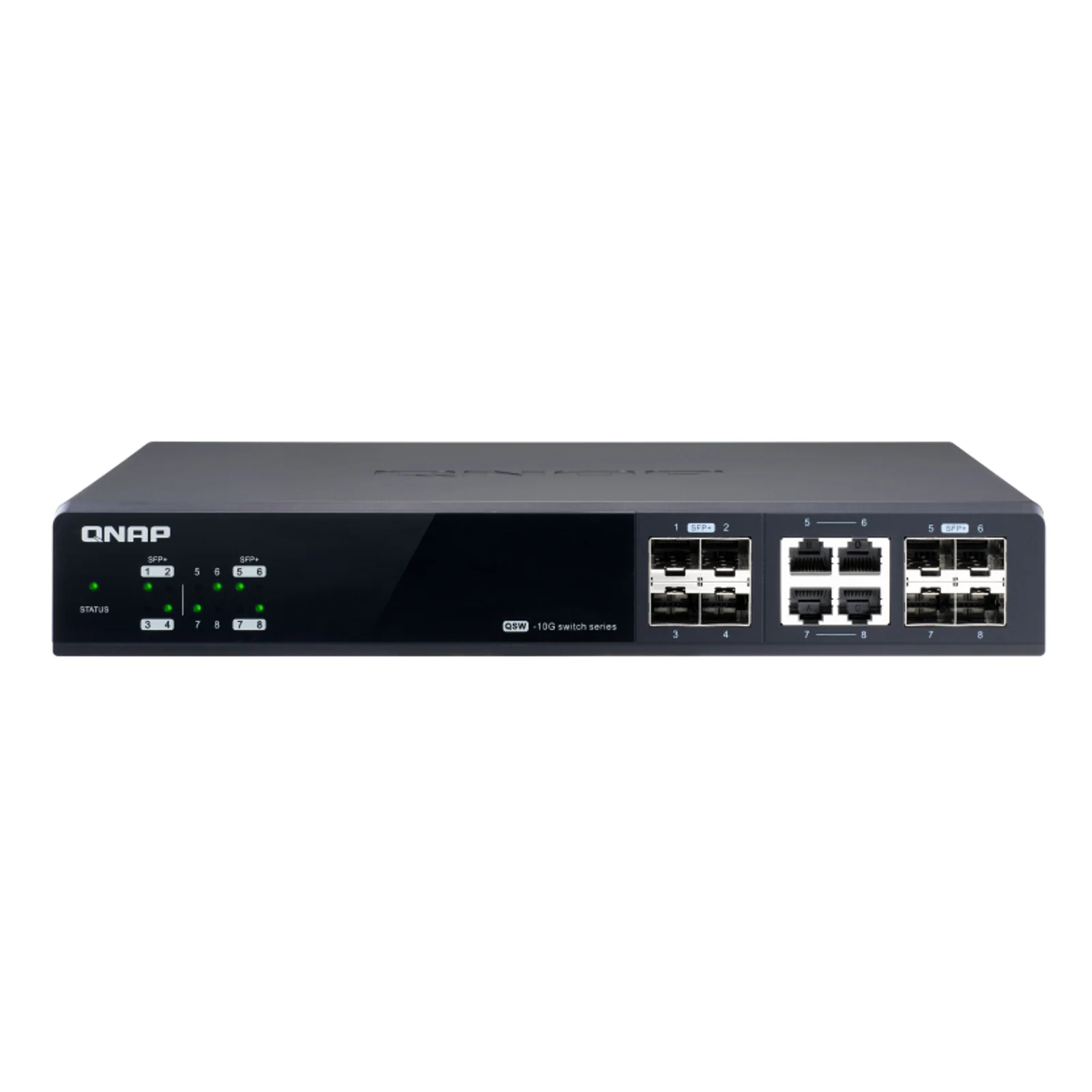 QSW-M804-4C commutateur réseau Géré 10G Ethernet (100/1000/10000) Noir