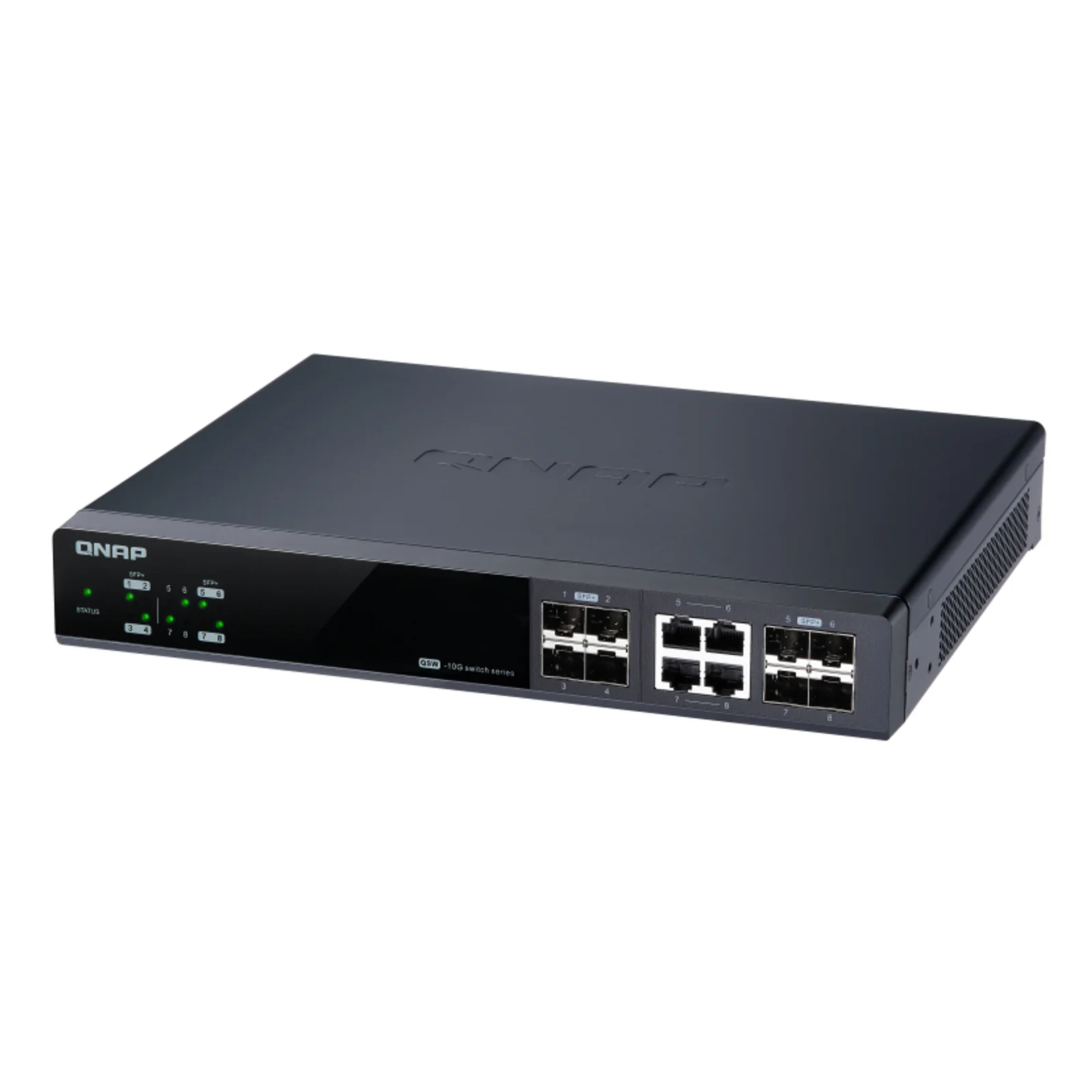 QNAP QSW-M804-4C commutateur réseau Géré 10G Ethernet (100/1000/10000) Noir