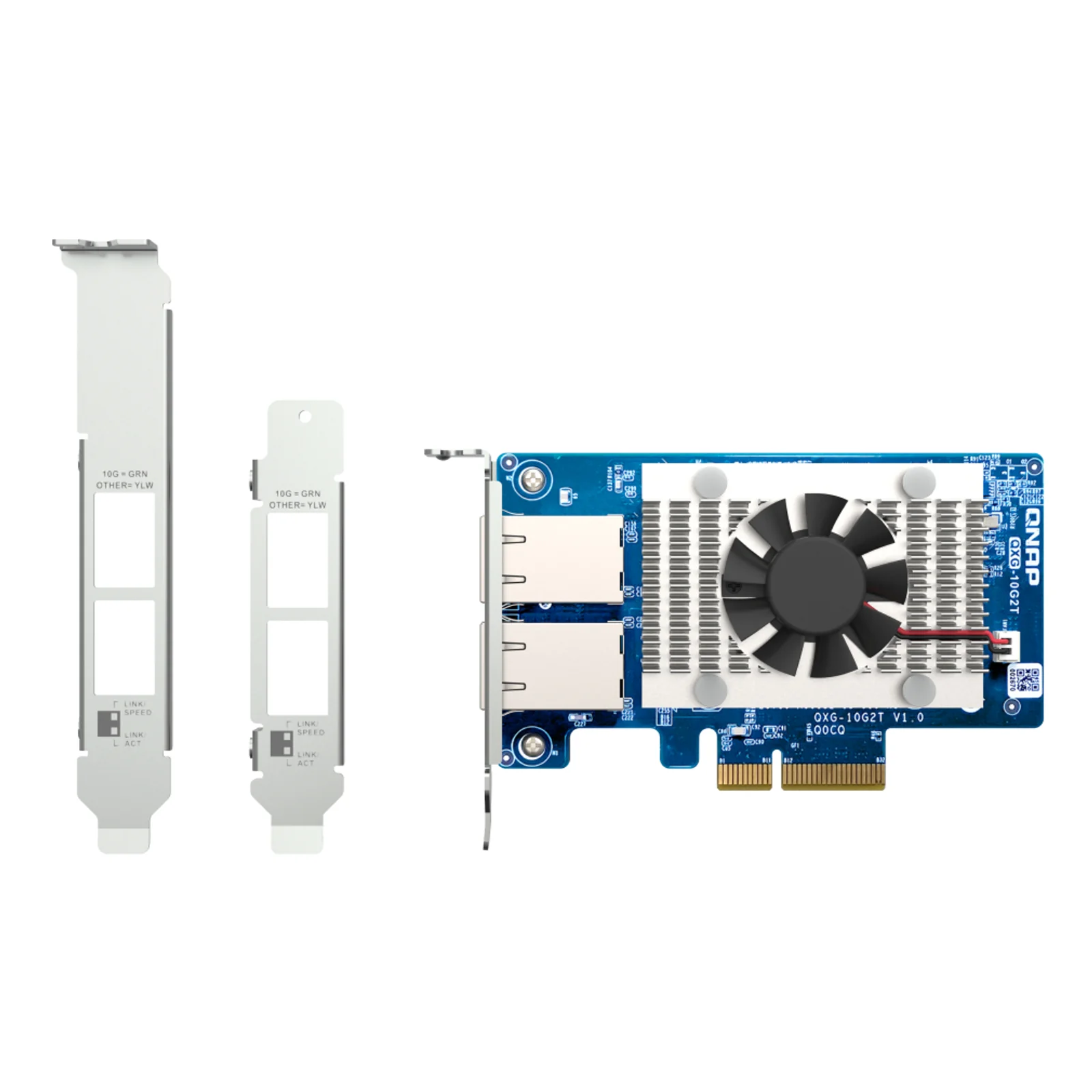 QNAP QXG-10G2T carte réseau Interne Ethernet 10000 Mbit/s