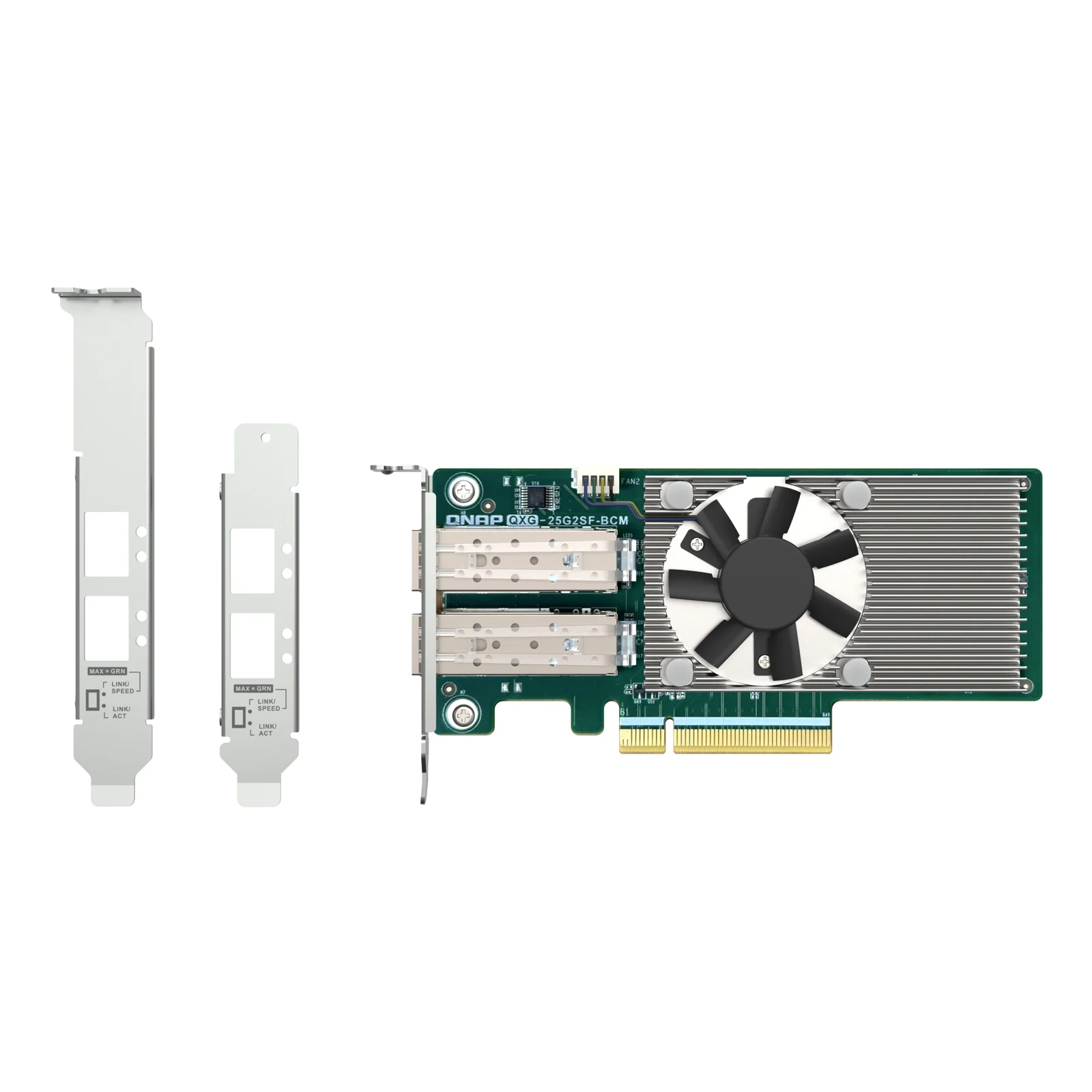 QNAP QXG-25G2SF-BCM carte réseau Interne Fibre 25000 Mbit/s