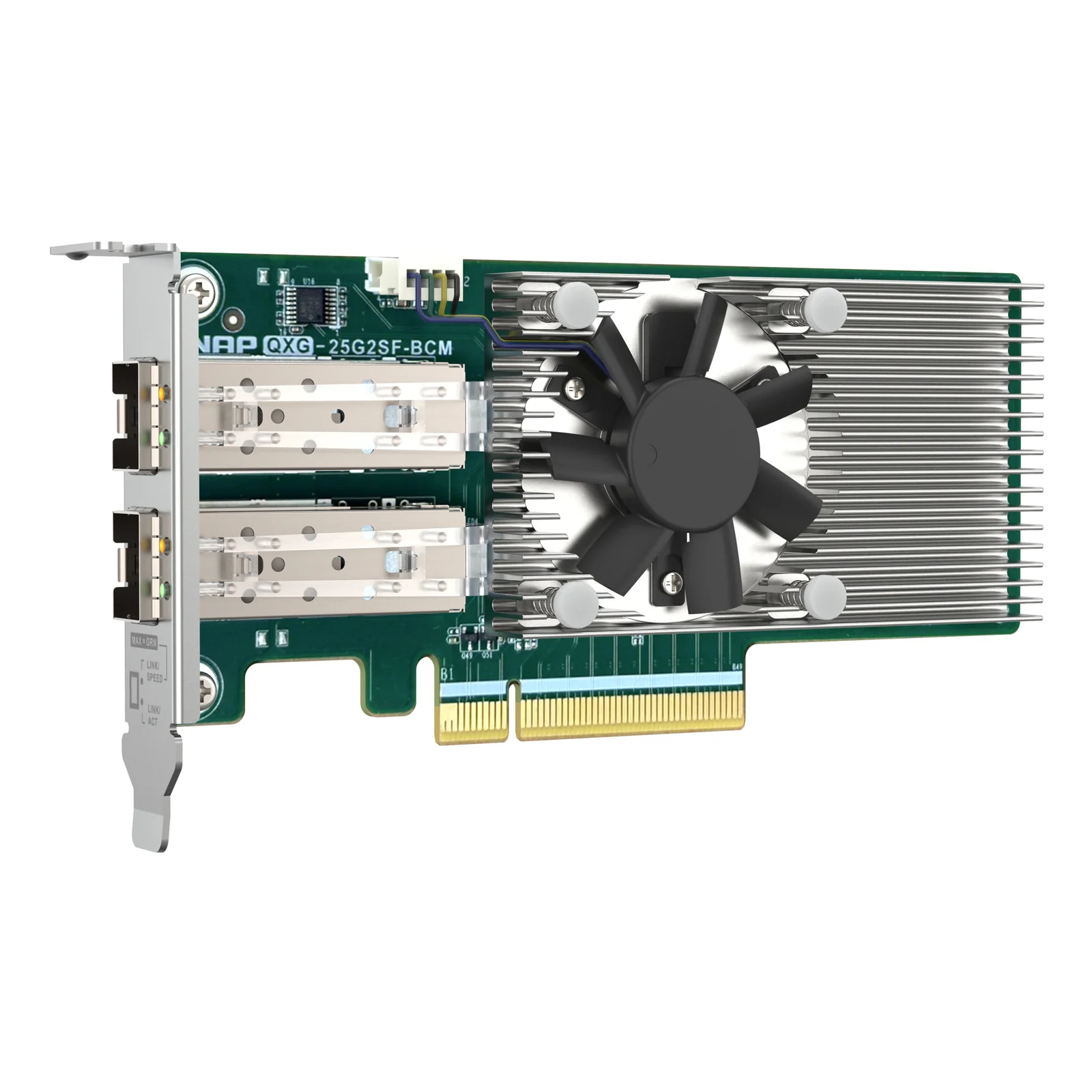 QNAP QXG-25G2SF-BCM carte réseau Interne Fibre 25000 Mbit/s