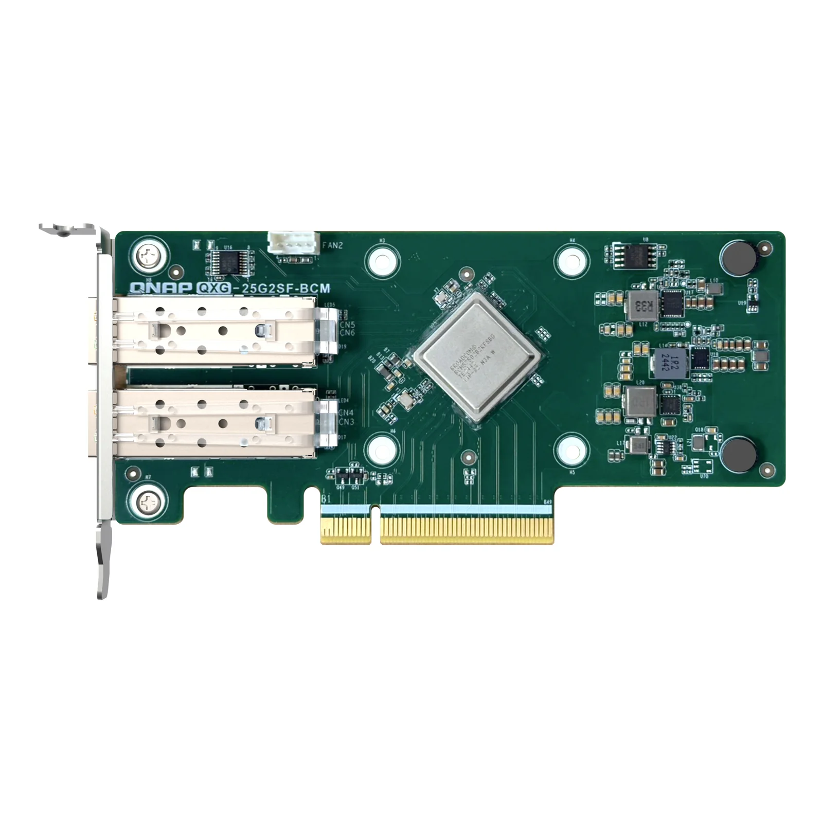 QNAP QXG-25G2SF-BCM carte réseau Interne Fibre 25000 Mbit/s