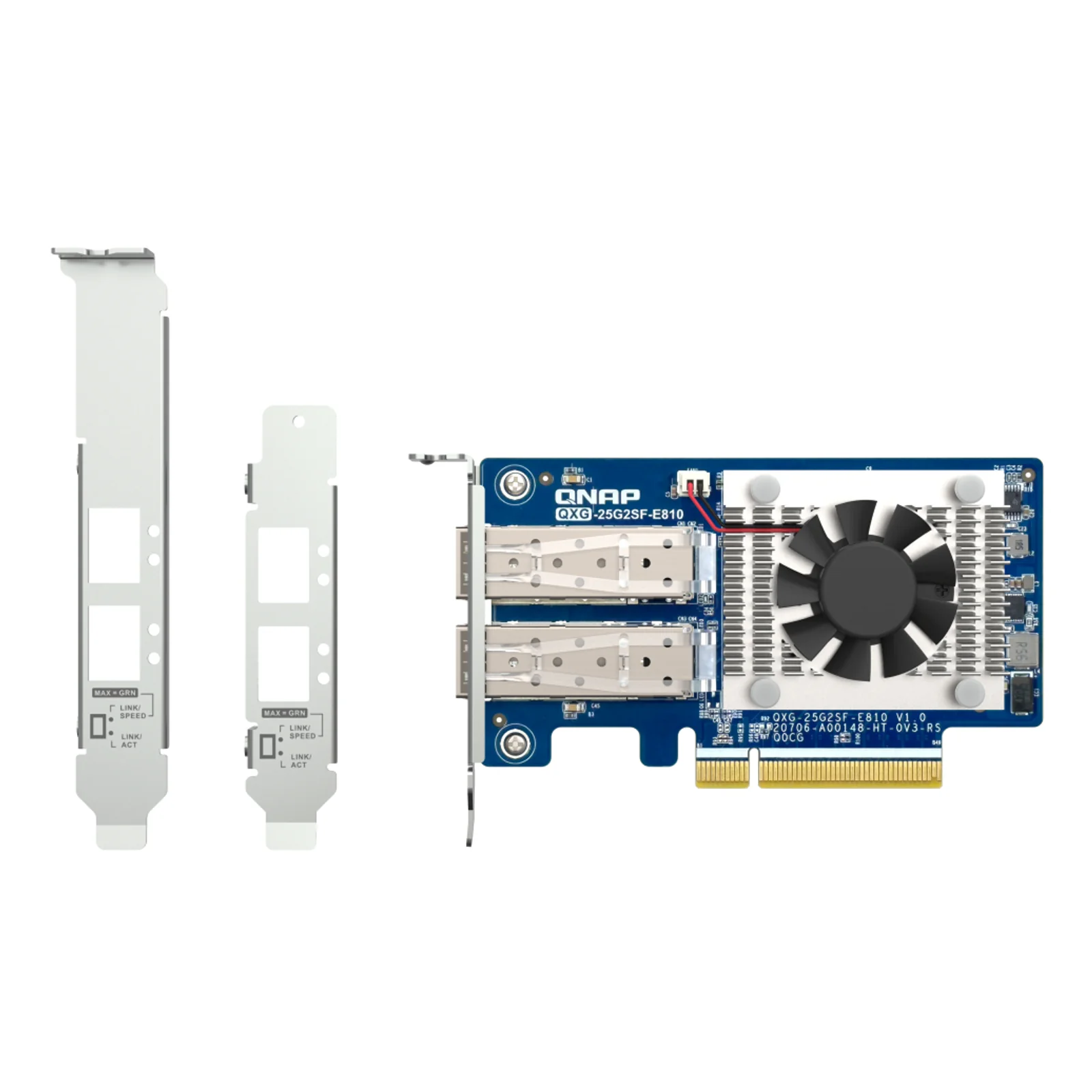 QNAP QXG-25G2SF-E810 carte réseau Interne Fibre 25000 Mbit/s