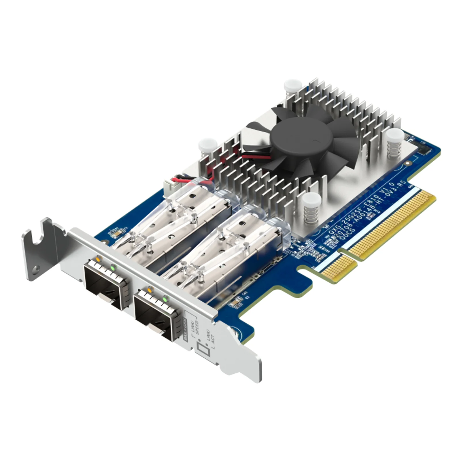 QNAP QXG-25G2SF-E810 carte réseau Interne Fibre 25000 Mbit/s