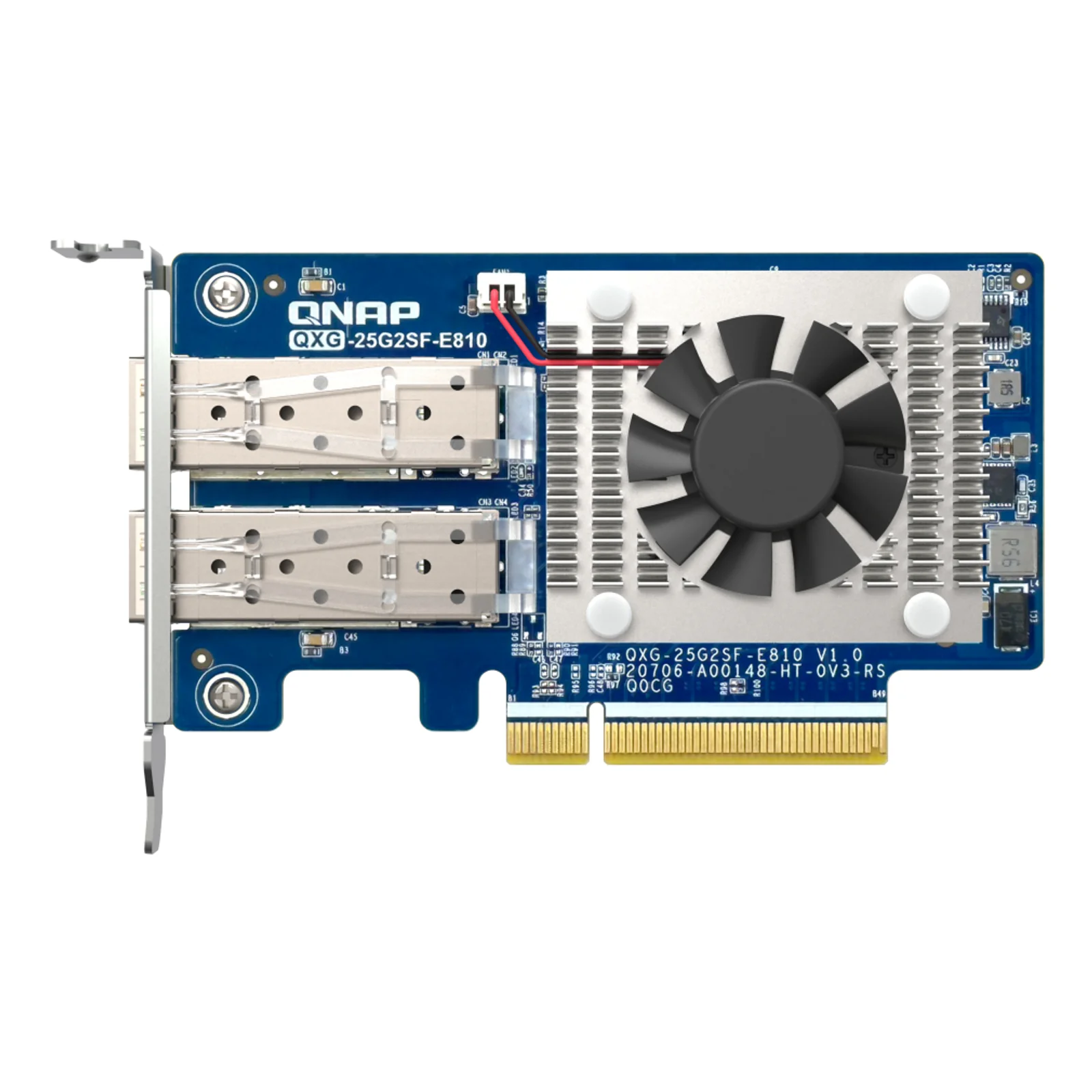 QNAP QXG-25G2SF-E810 carte réseau Interne Fibre 25000 Mbit/s