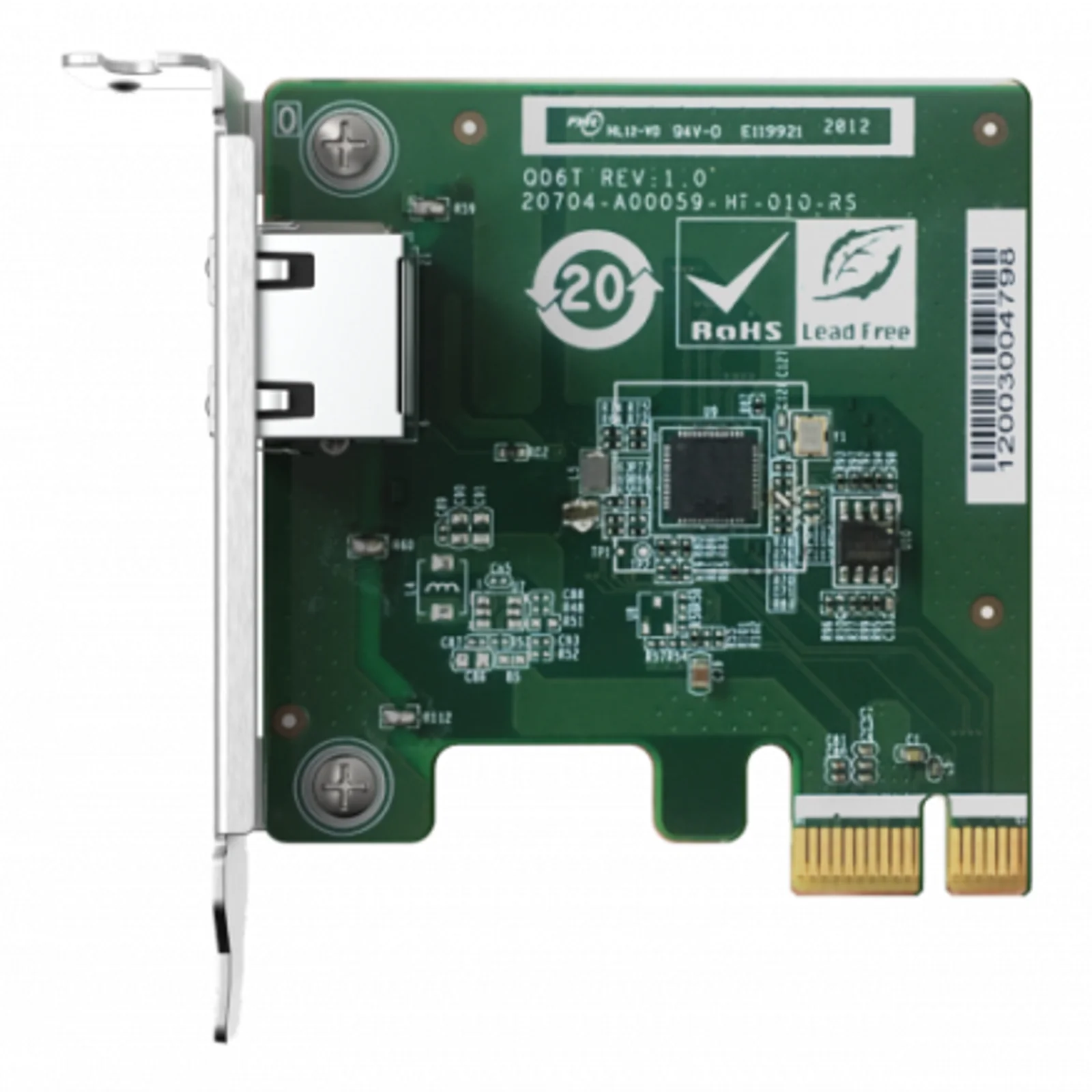 QXG-2G1T-I225 carte réseau Interne Ethernet 2500 Mbit/s