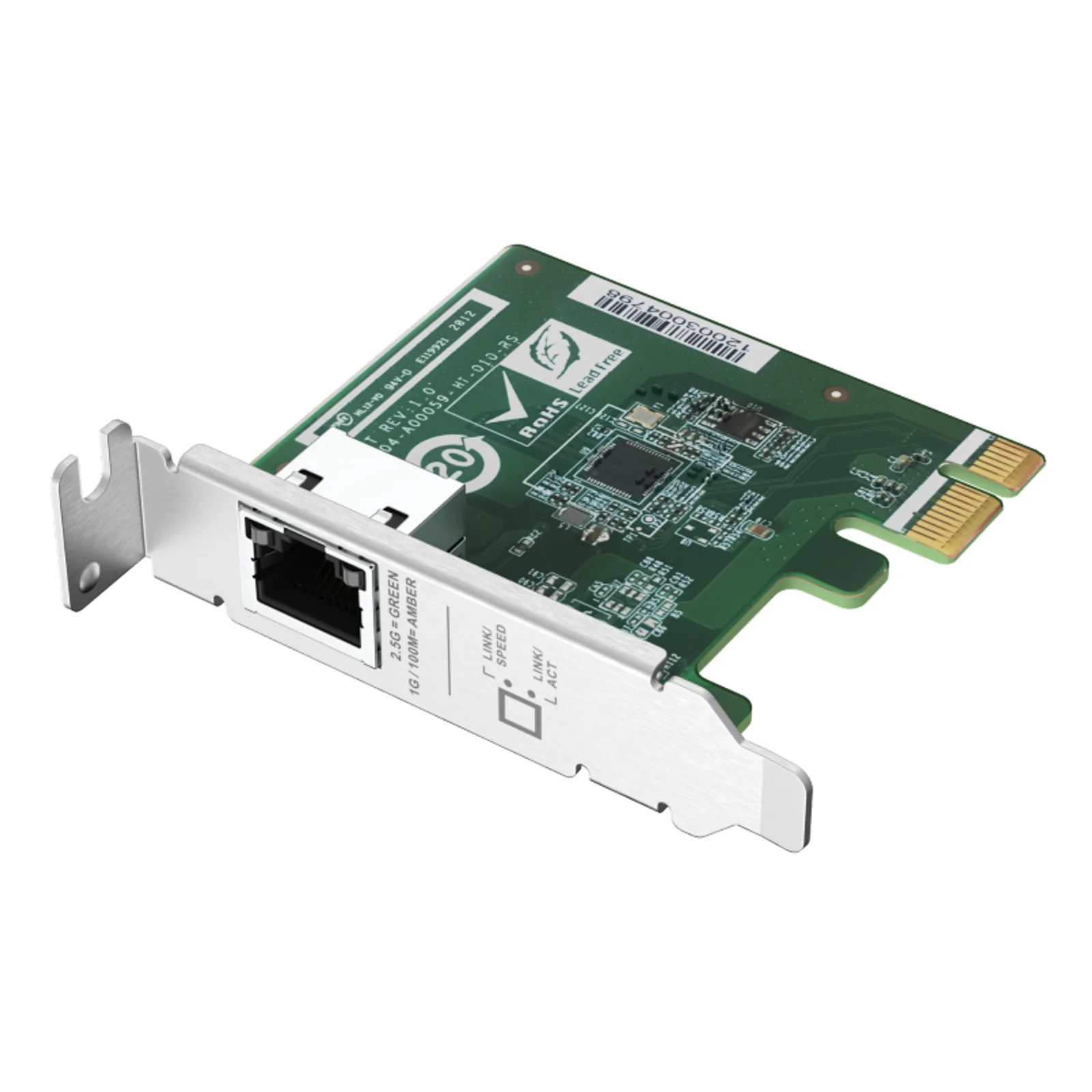 QNAP QXG-2G1T-I225 carte réseau Interne Ethernet 2500 Mbit/s