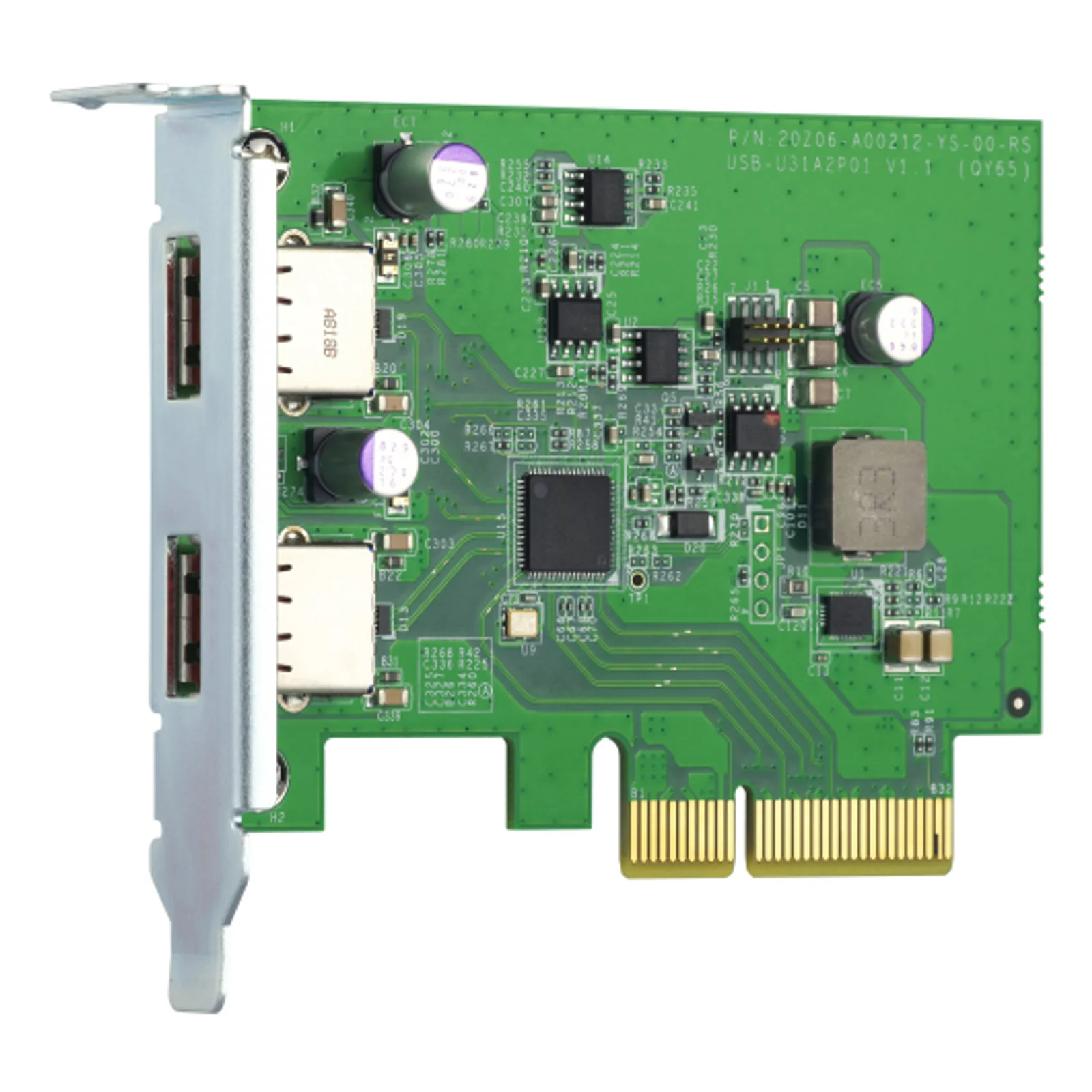 QXP-10G2U3A carte et adaptateur d'interfaces Interne USB 3.2 Gen 2 (3.1 Gen 2)