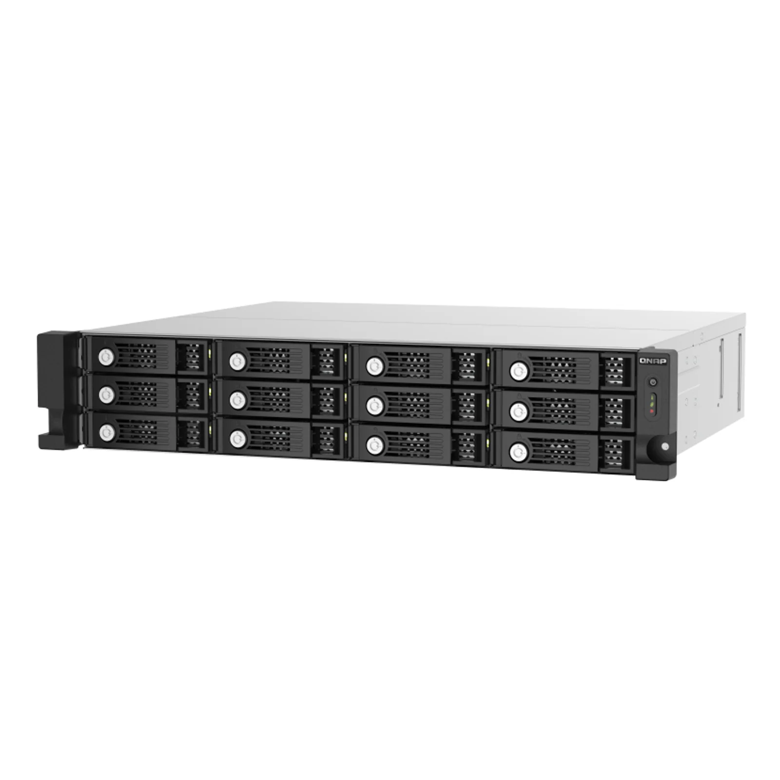 QNAP TL-R1220Sep-RP Boîtier disque dur/SSD Noir, Gris 2.5/3.5"