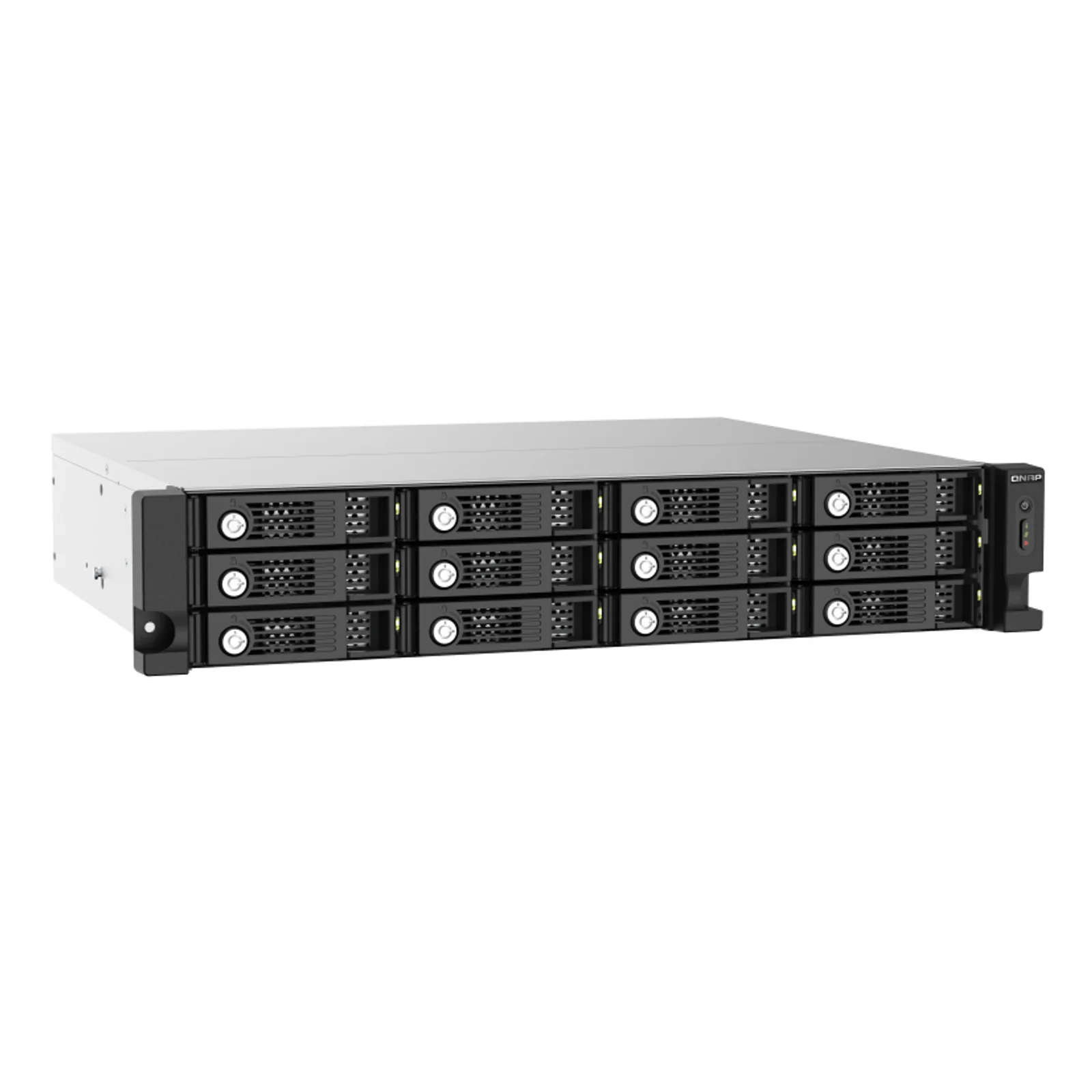 QNAP TL-R1220Sep-RP Boîtier disque dur/SSD Noir, Gris 2.5/3.5"