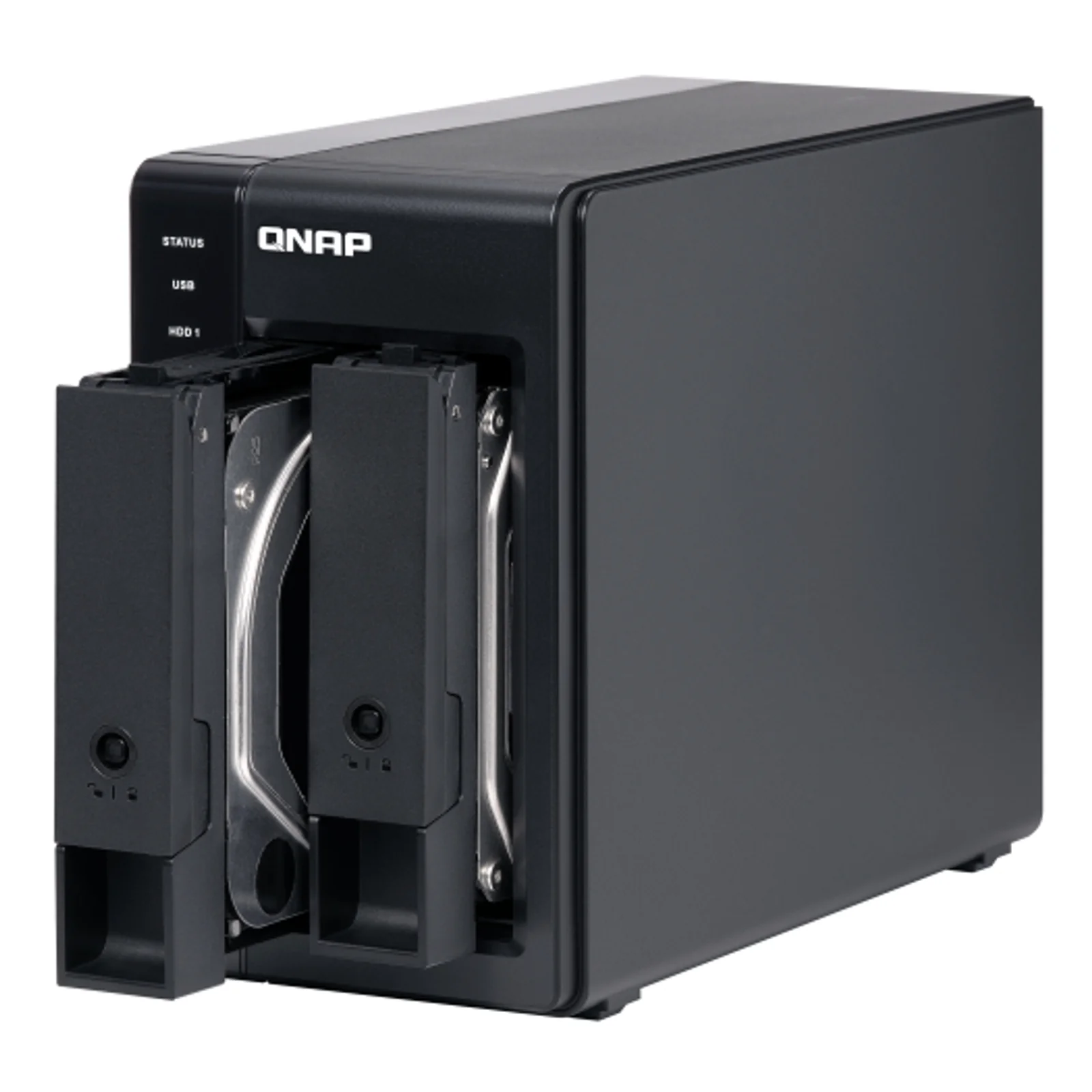 QNAP TR-002 Boîtier de disques de stockage Boîtier disque dur/SSD Noir 2.5/3.5"
