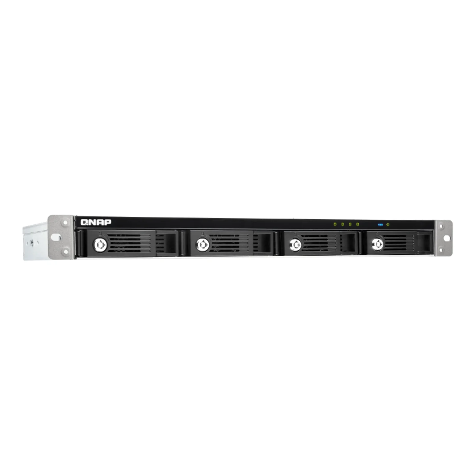 QNAP TR-004U Boîtier de disques de stockage Boîtier disque dur/SSD Noir, Gris 2.5/3.5"