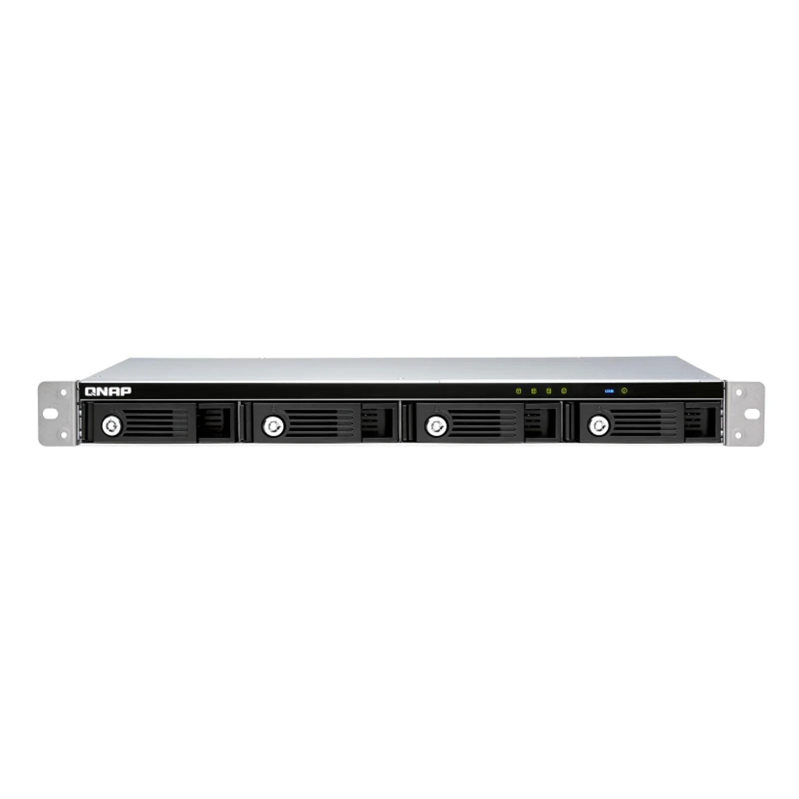 QNAP TR-004U Boîtier de disques de stockage Boîtier disque dur/SSD Noir, Gris 2.5/3.5"