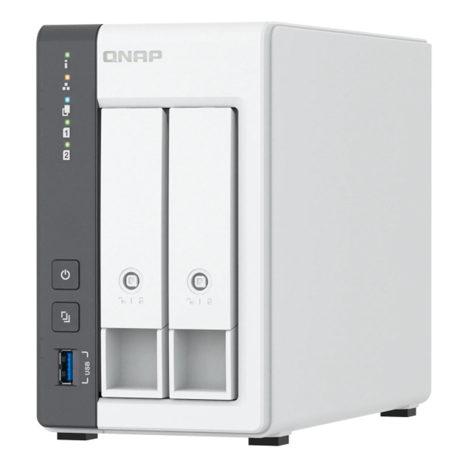 TS-216G serveur de stockage NAS Tower Cortex-A Cortex-A55 4 Go HDD Blanc
