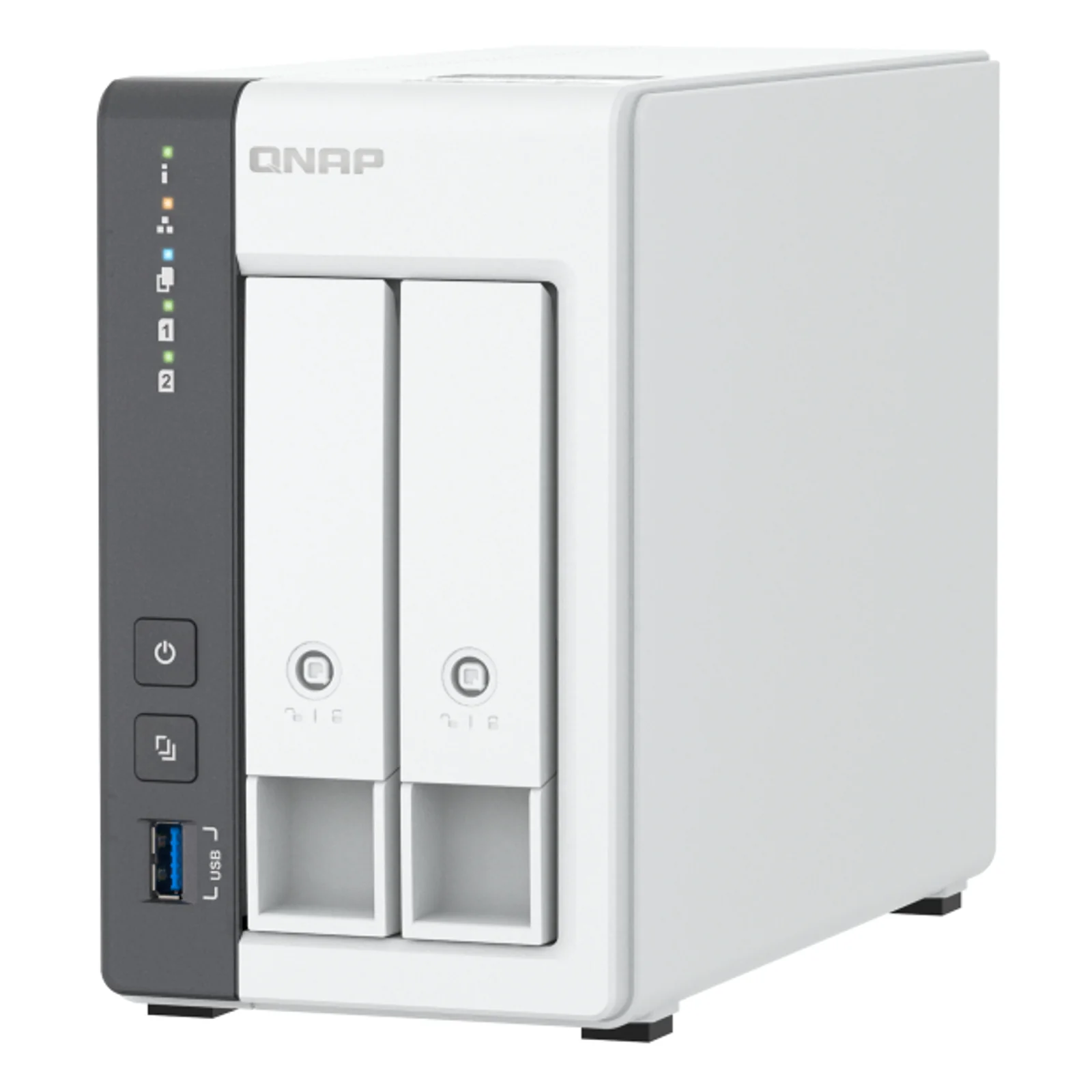 QNAP TS-216G serveur de stockage NAS Tower Cortex-A Cortex-A55 4 Go HDD Blanc