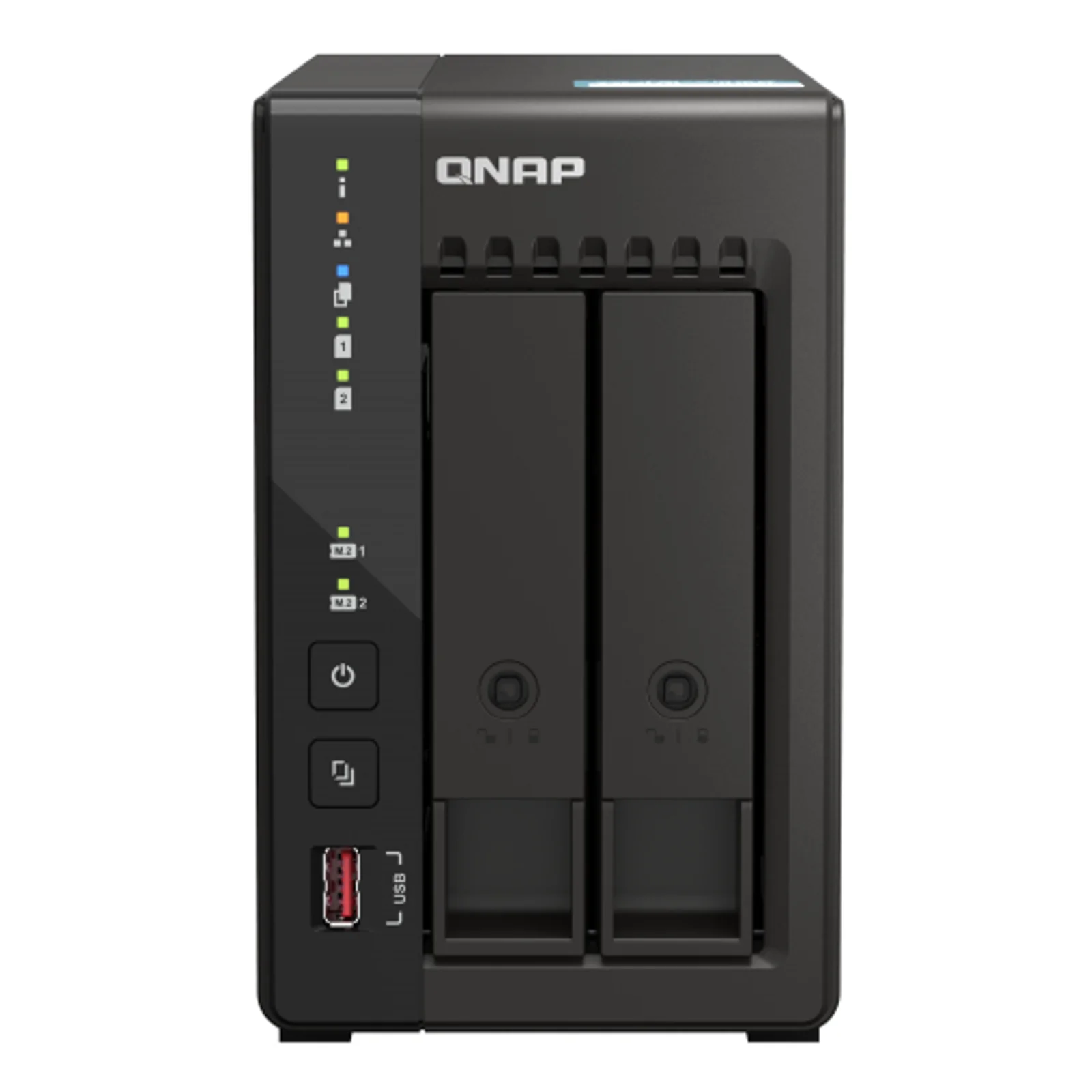QNAP TS-253E NAS Tower Intel® Celeron® J6412 8 Go 0 To QNAP QTS Noir